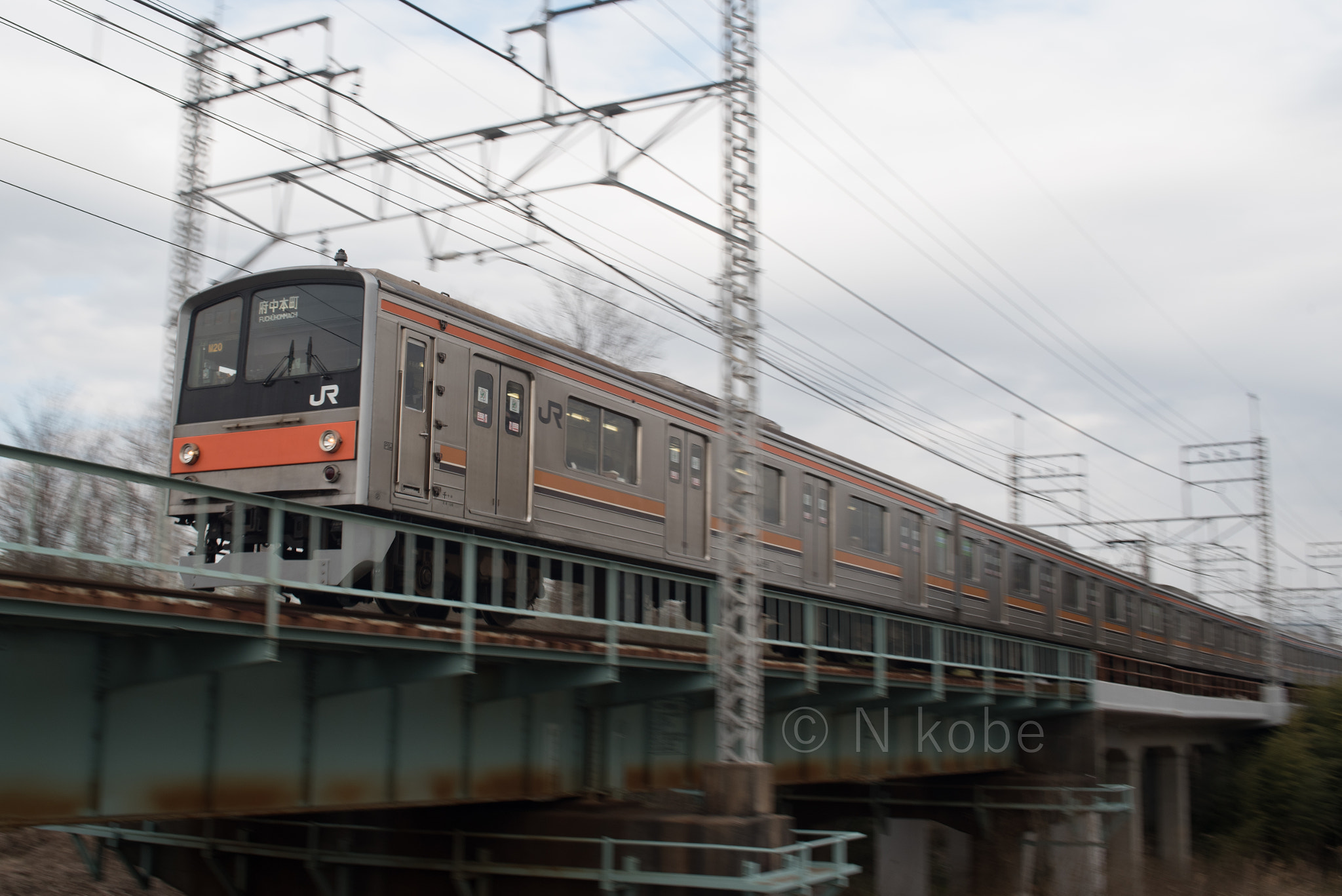 Nikon D750 sample photo. Jr musashino line　jr武蔵野線 photography