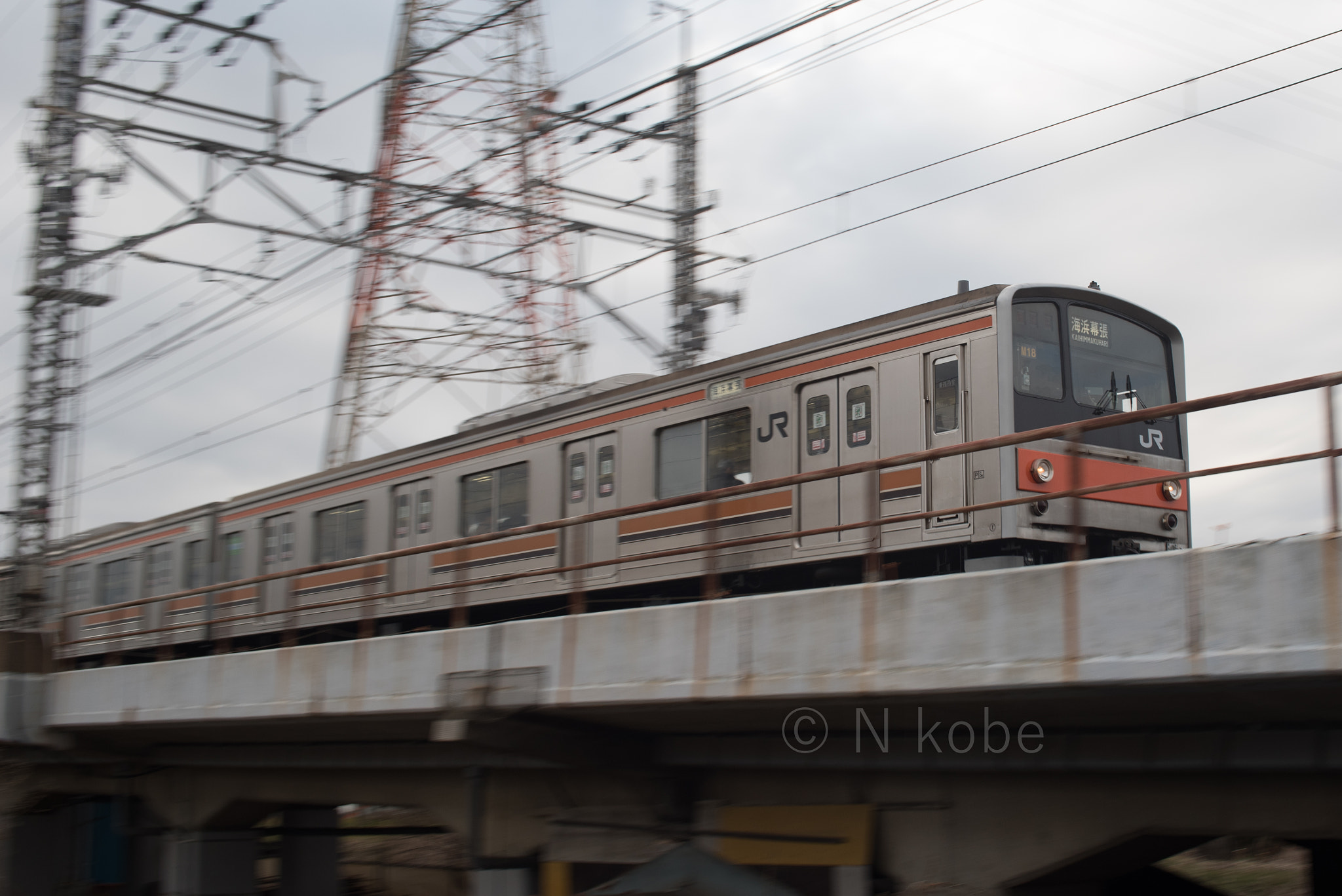 Nikon D750 sample photo. Jr musashino line　jr武蔵野線 photography