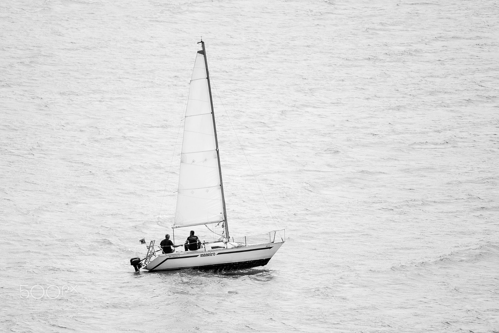 Nikon D800 sample photo. Boat bw photography