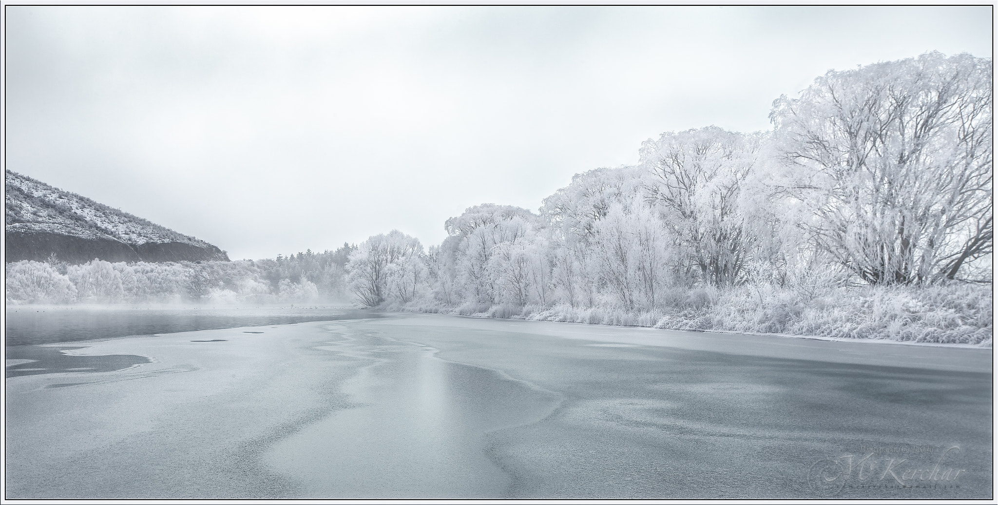 Canon EOS-1D X sample photo. Fb hoar frost benmore photography
