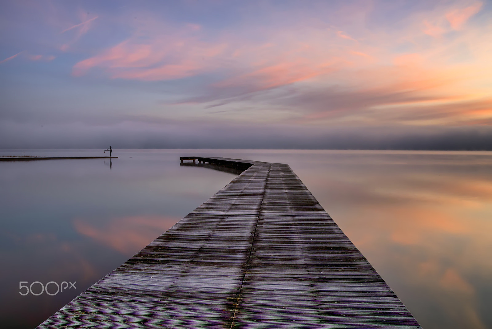 Nikon D810 sample photo. Pier at sunrise photography