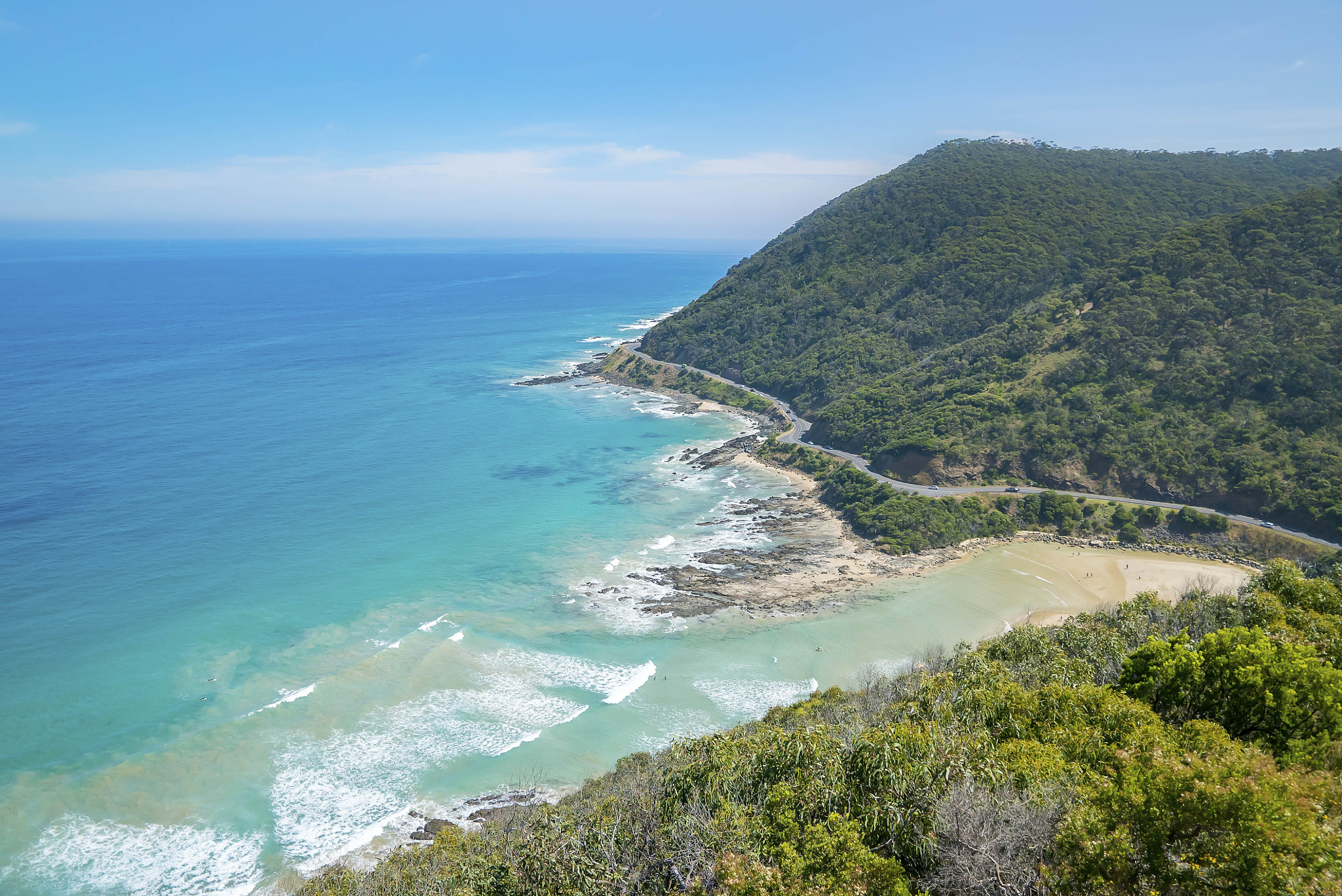 Sony a7S II sample photo. Coastline of a rocky beach along the great ocean road photography