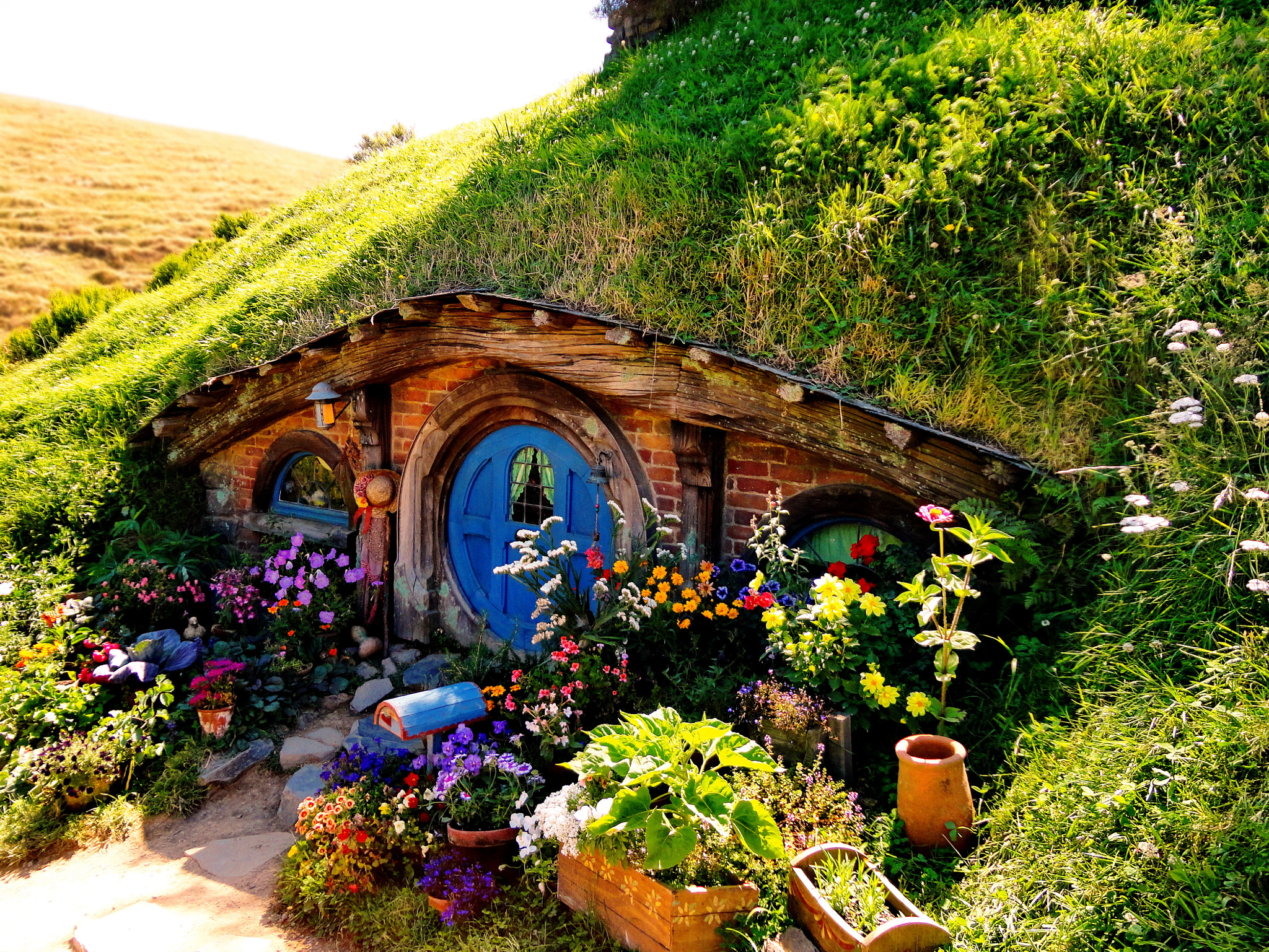 Sony Cyber-shot DSC-W570 sample photo. Hobbit movie set, matamata, new zealand photography