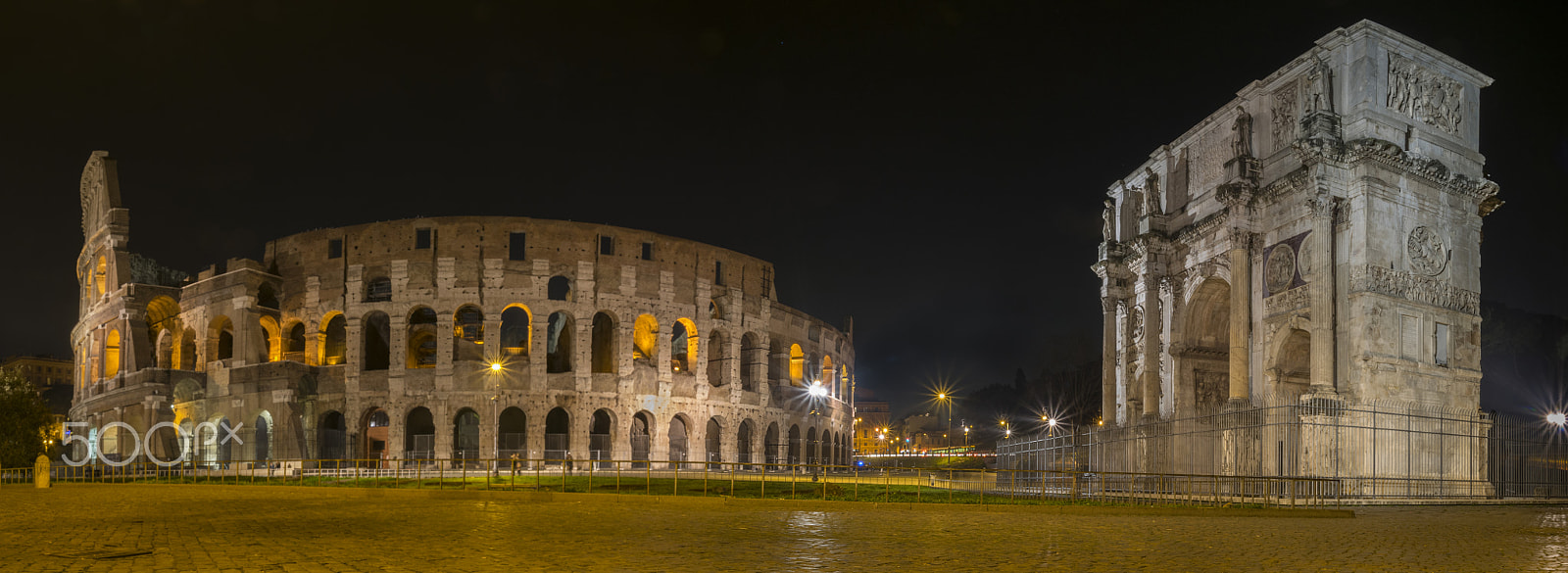 Sigma 17-50mm F2.8 EX DC OS HSM sample photo. The colosseum and the arch of constantine photography