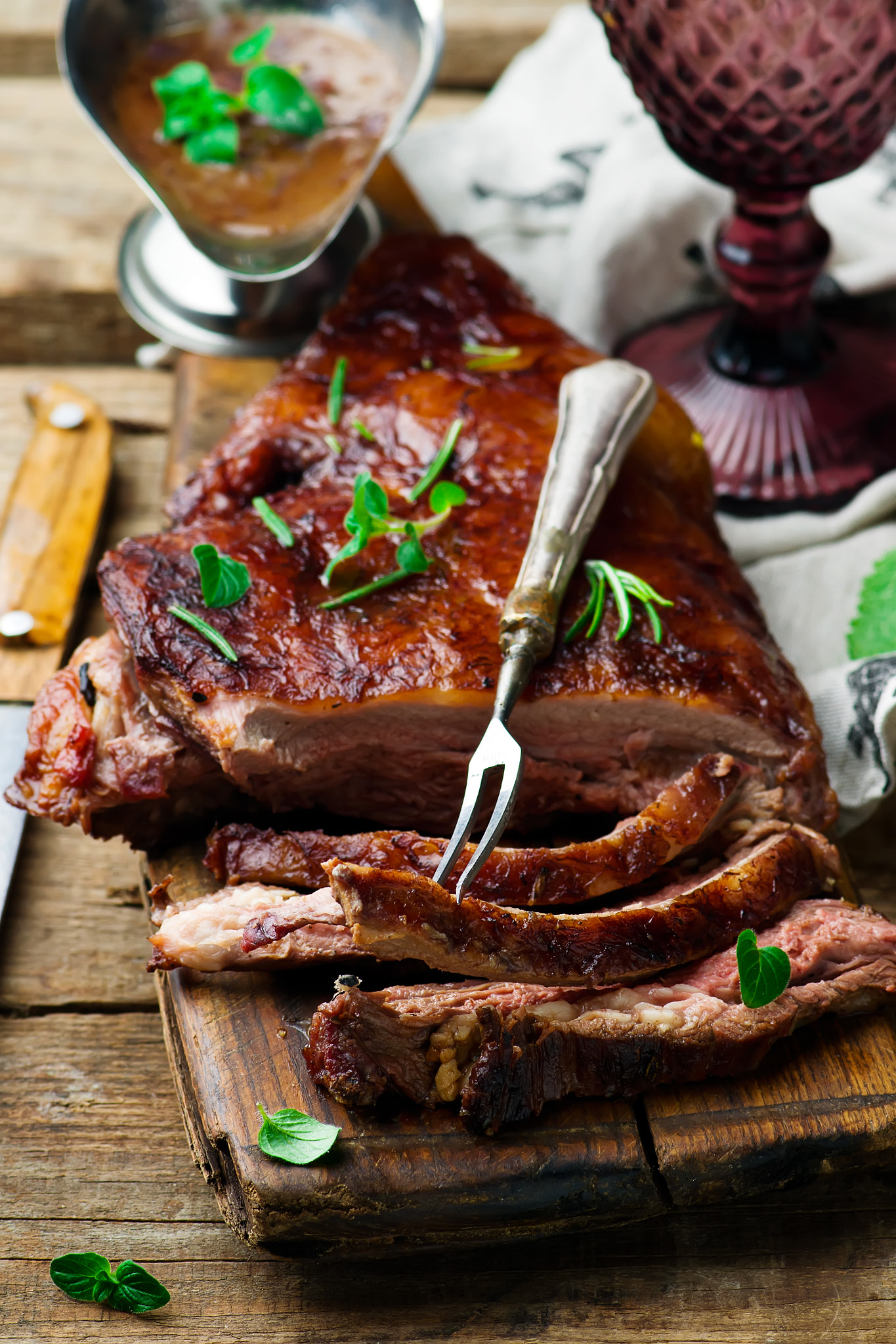 Nikon AF-S Micro-Nikkor 105mm F2.8G IF-ED VR sample photo. French style flank steak photography