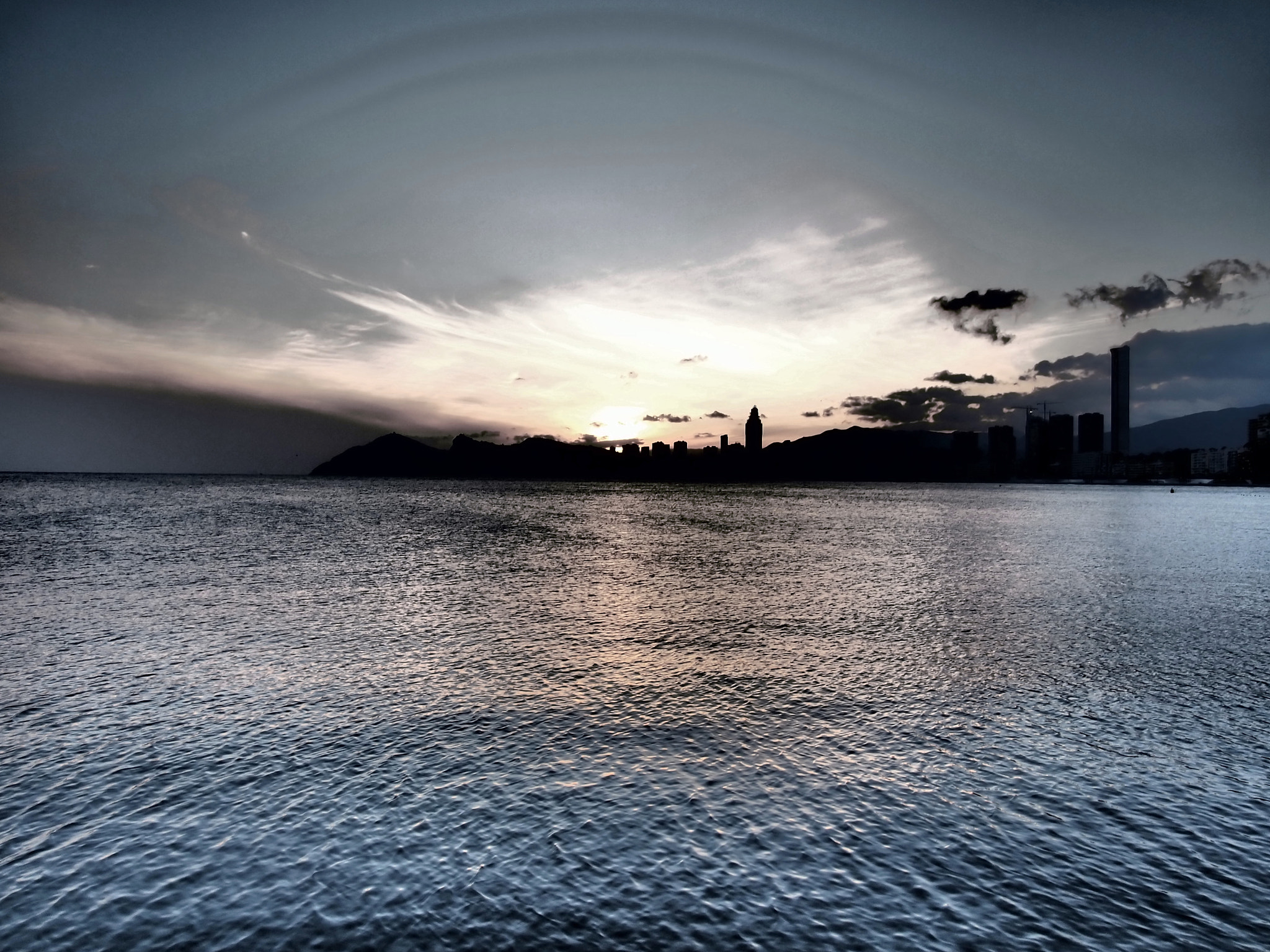 Olympus PEN E-PL2 sample photo. Vista de una puesta de sol photography