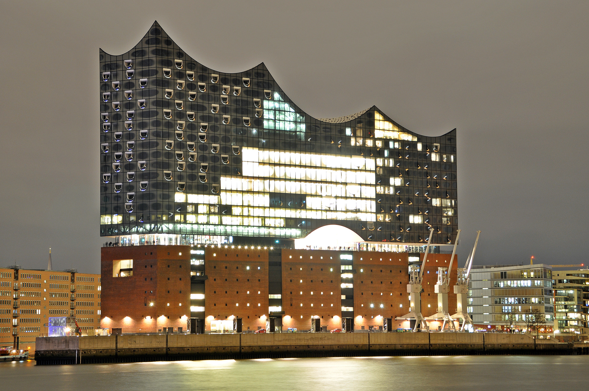 Nikon D5000 sample photo. Elbphilharmonie hamburg  photography