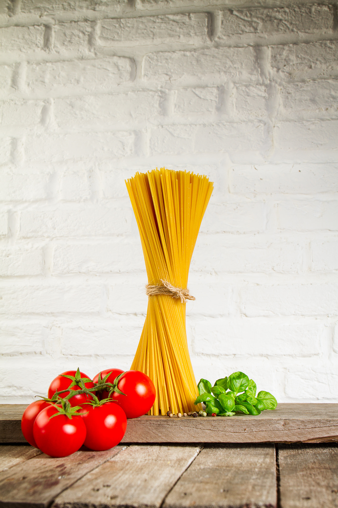 Canon EOS 7D sample photo. Tasty fresh colorful italian food raw spaghetti on kitchen table photography