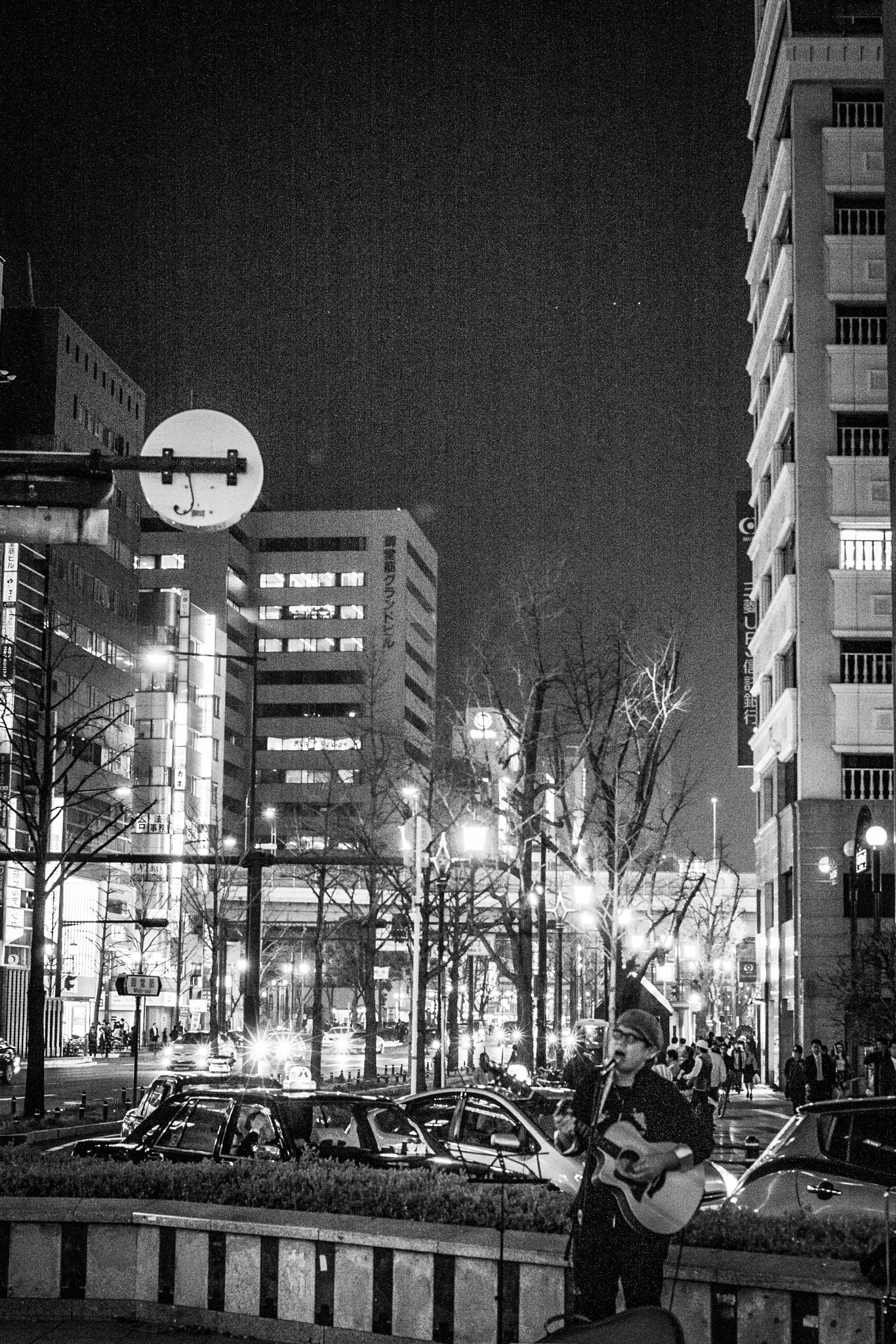 Canon EOS 40D sample photo. Namba monochrome photography