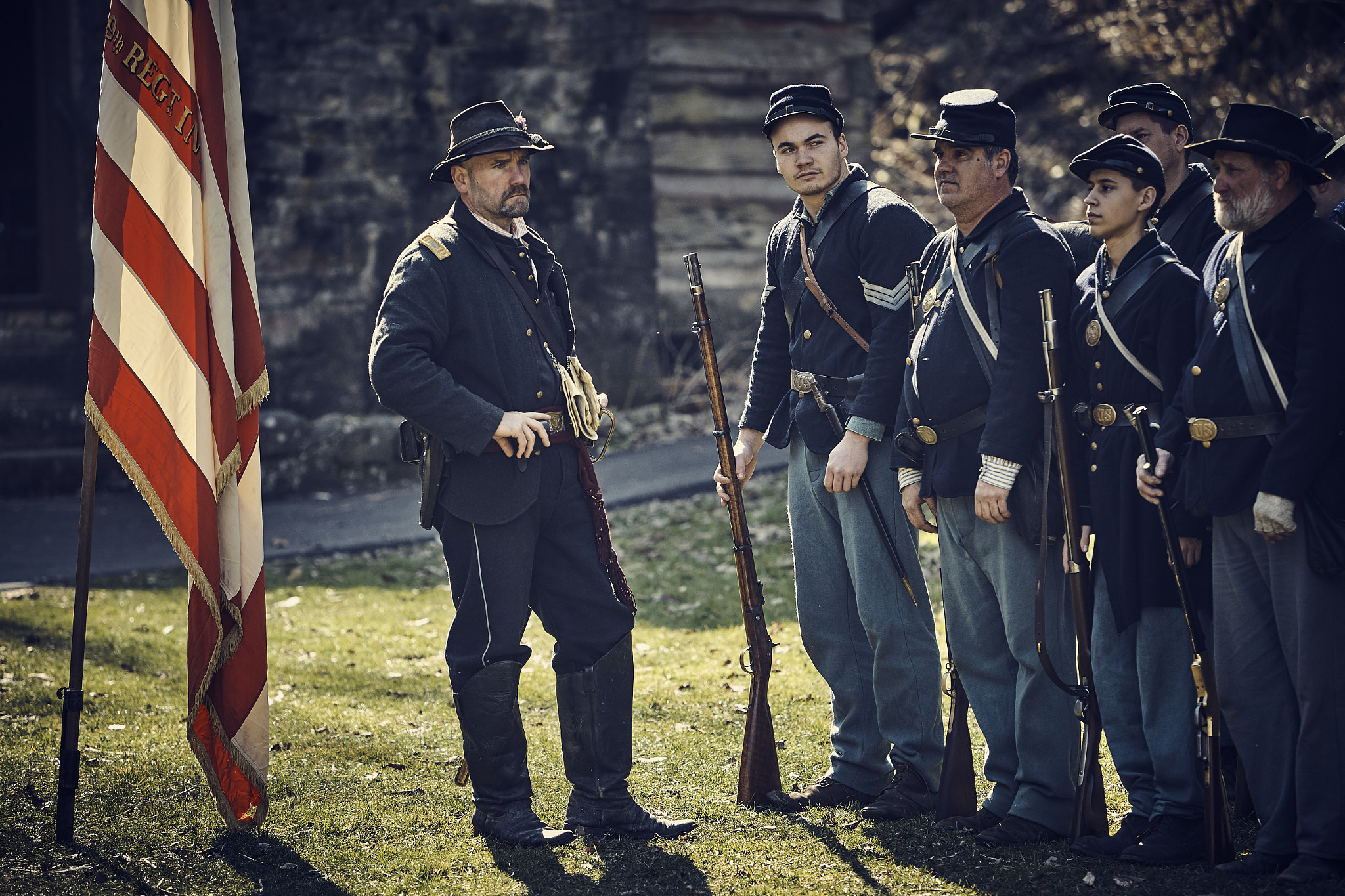 Canon EOS-1D C + Canon EF 70-200mm F2.8L IS USM sample photo. Spring mill civil war reenactment 2017 photography