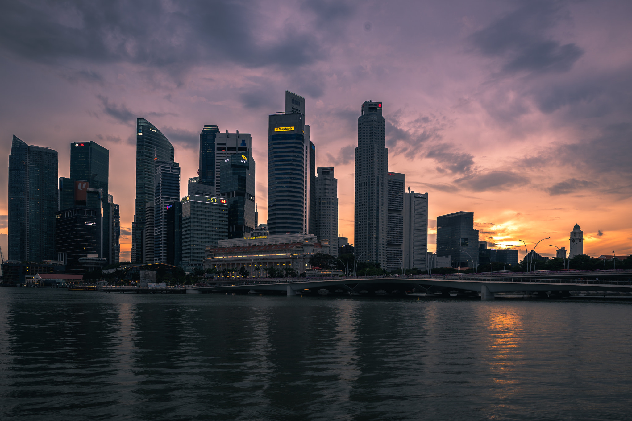DT 24-70mm F2.8 SAM sample photo. Sunset singapore photography