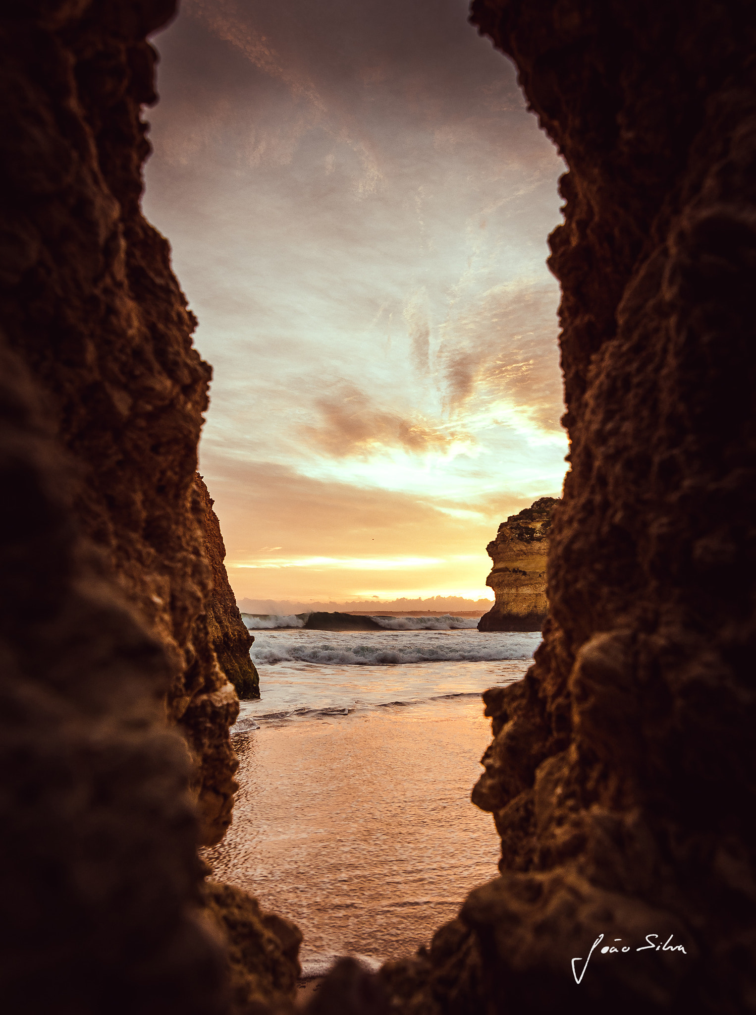 Nikon D5500 sample photo. Portimão in beach at sunset photography