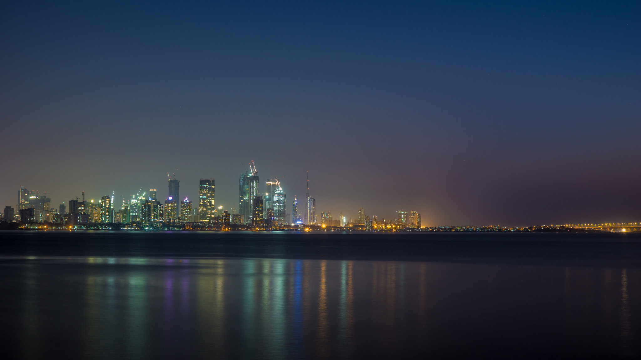 Sigma 30mm F2.8 EX DN sample photo. Mumbai skyline in landscape photography