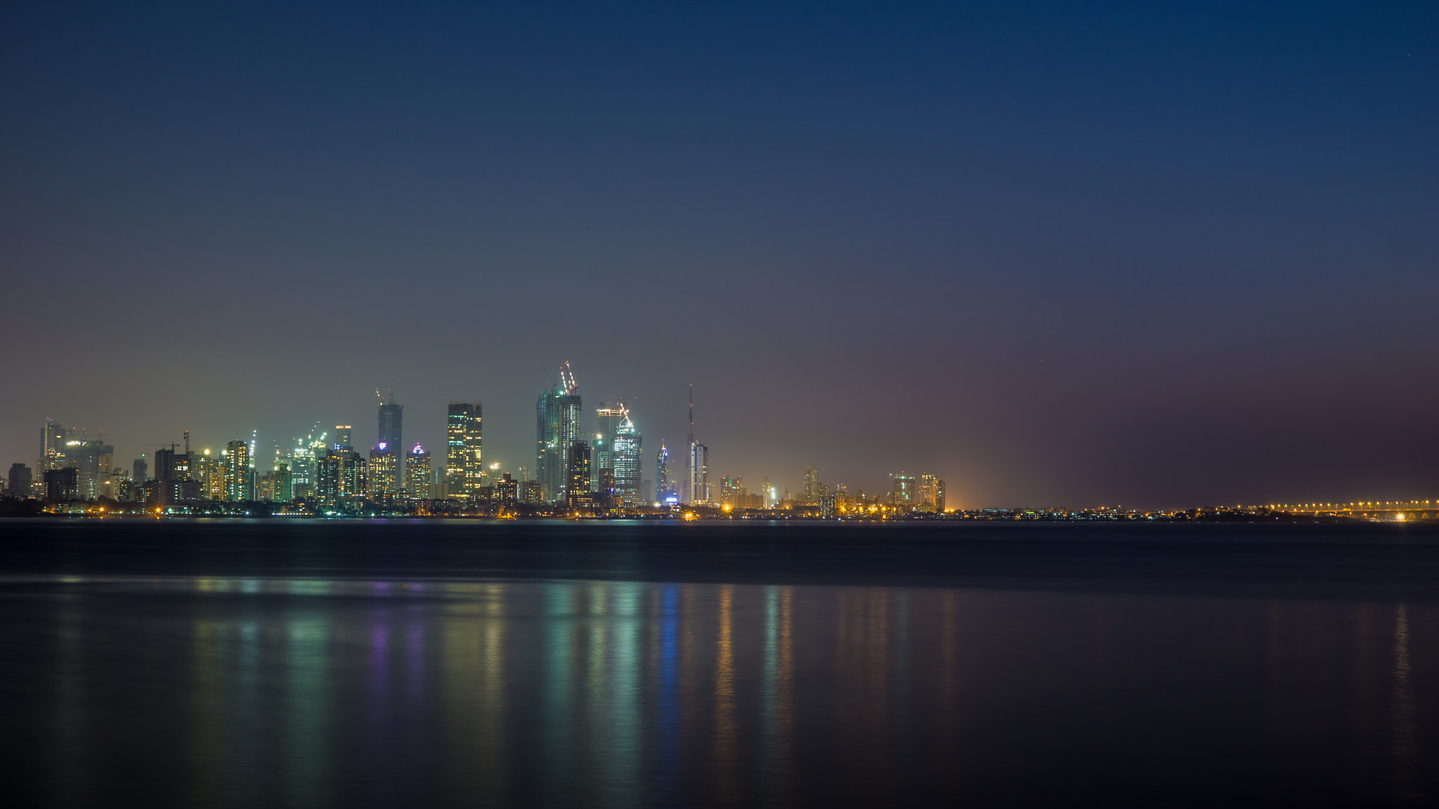 Sony a6000 sample photo. Mumbai skyline in landscape photography