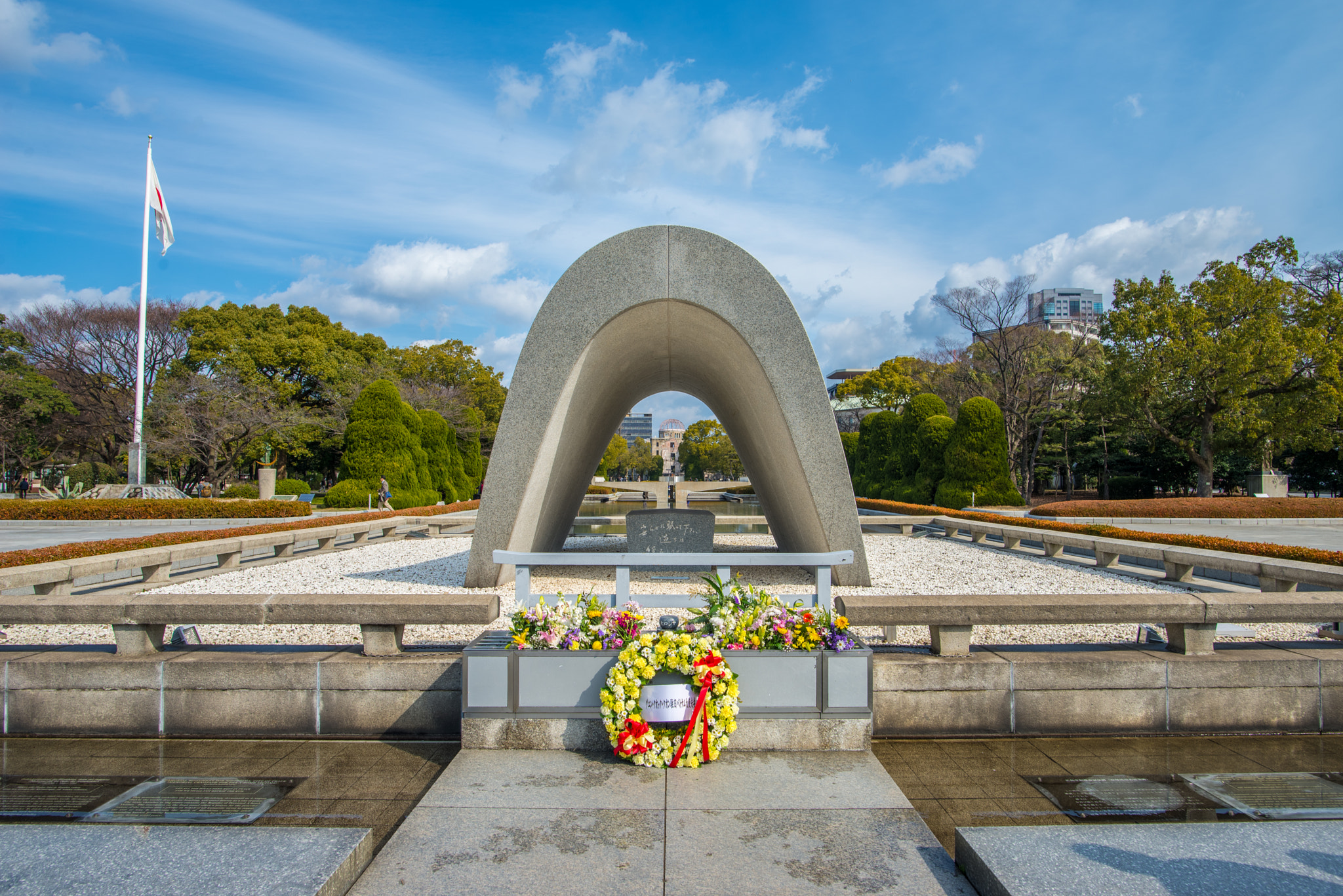 Nikon D610 + Nikon AF-S Nikkor 20mm F1.8G ED sample photo. Hiroshima peace memorial photography