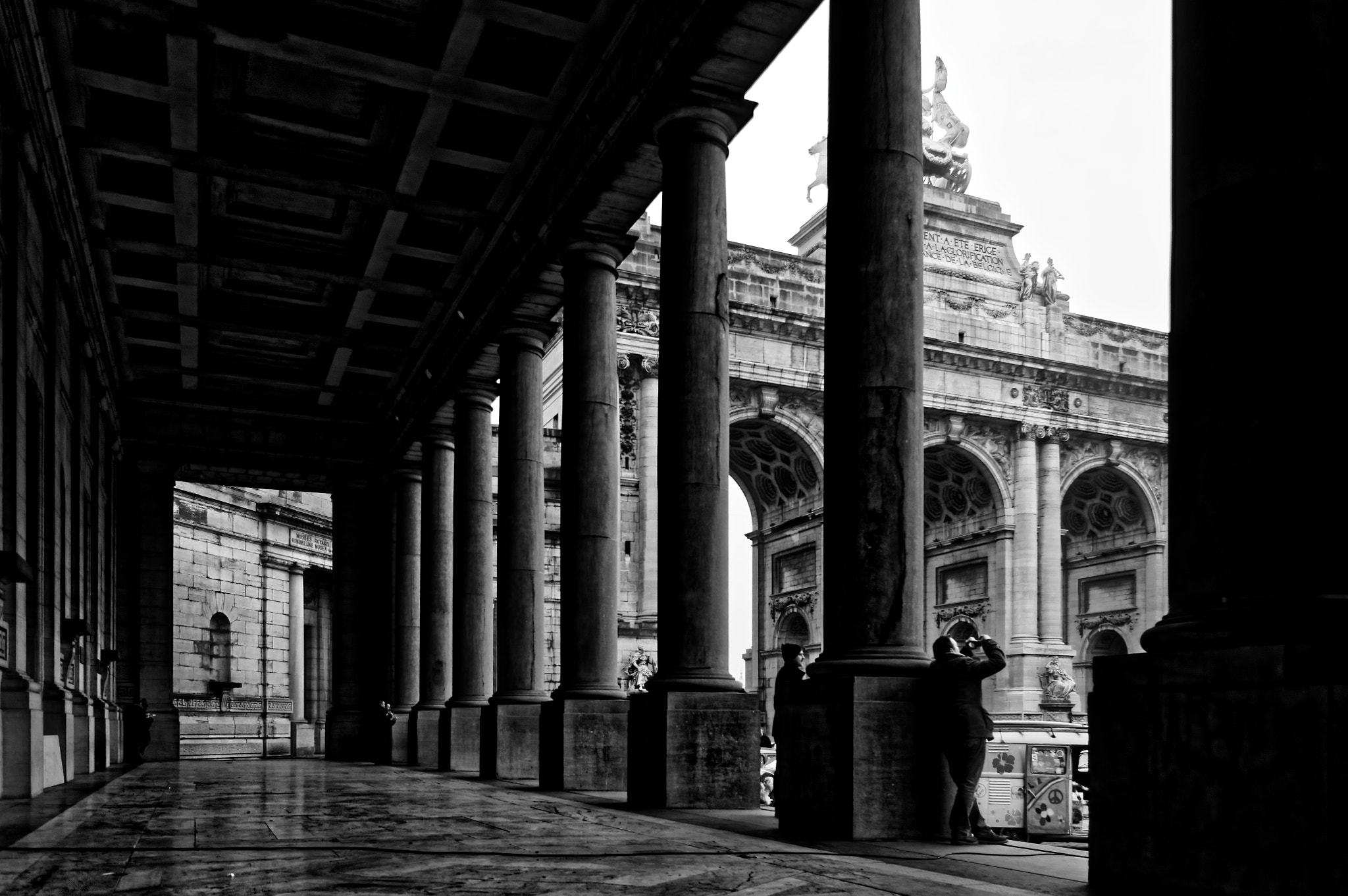 Pentax K-x sample photo. Arc de triomphe photography