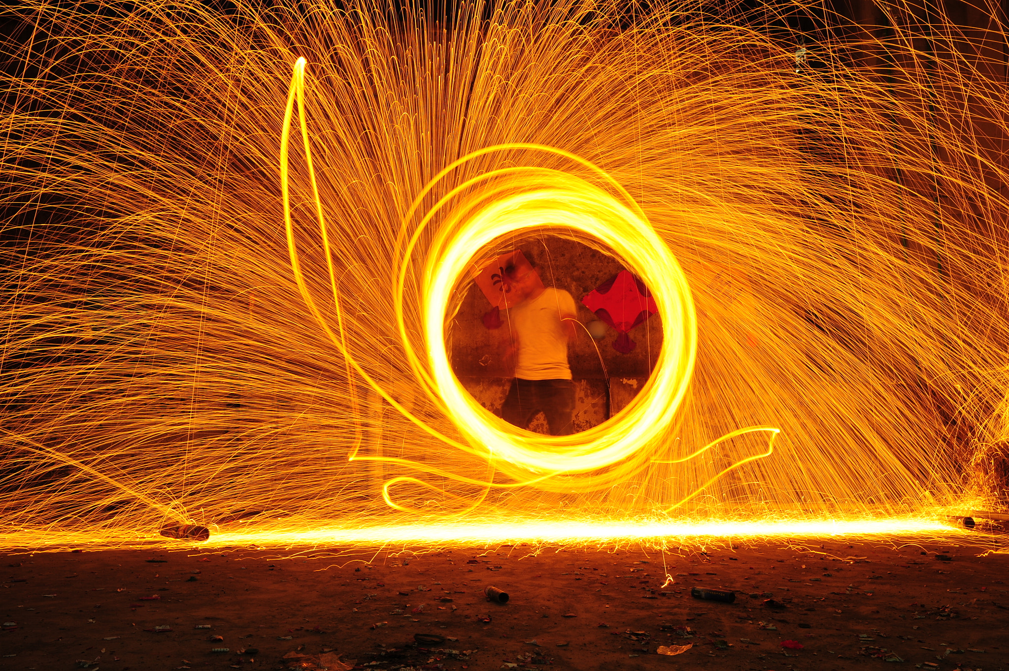 Nikon D700 + Sigma 35mm F1.4 DG HSM Art sample photo. Fireworks at shakrain festival photography