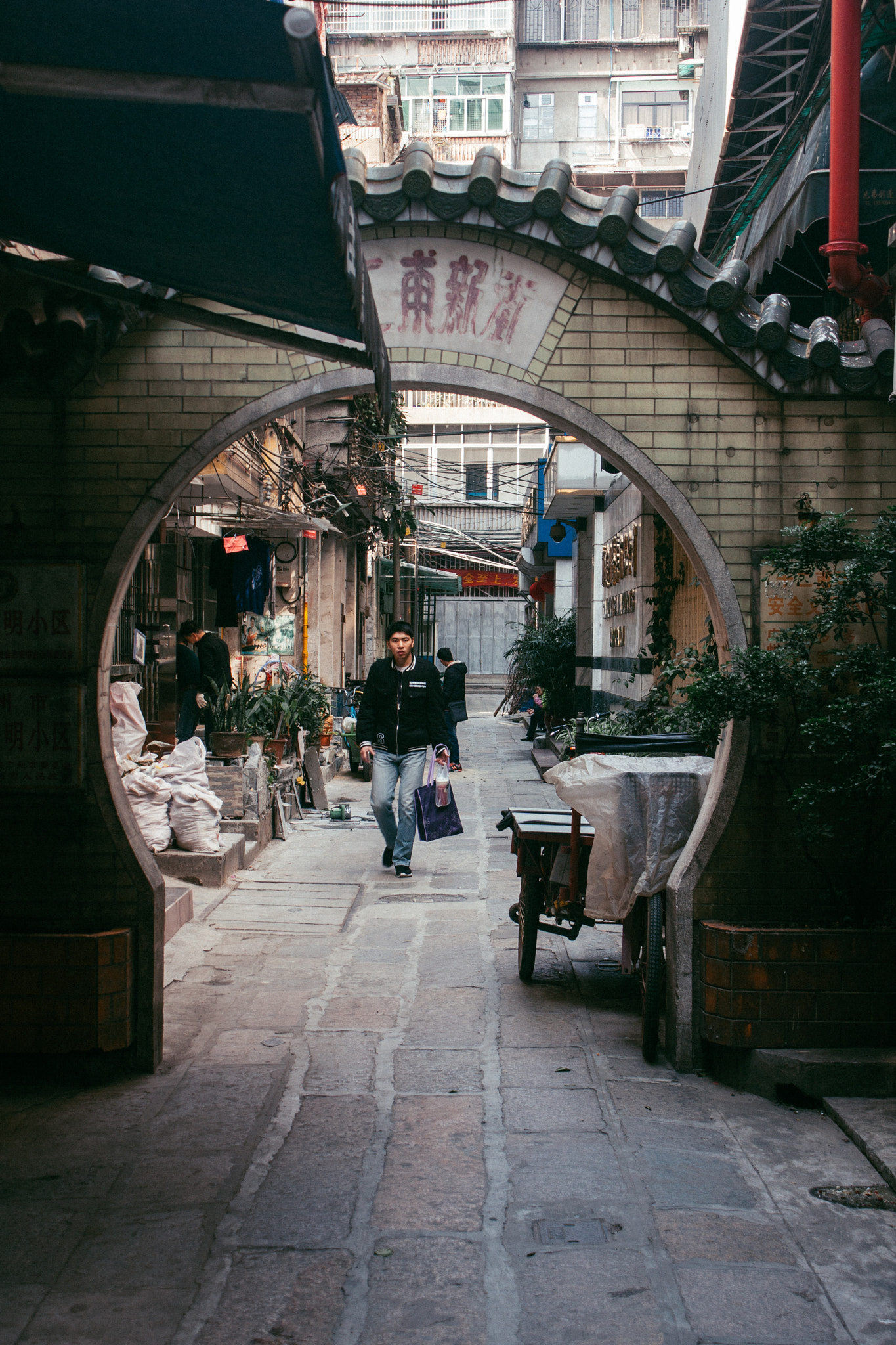 Canon EOS 40D sample photo. Street in guangzhou old city area photography