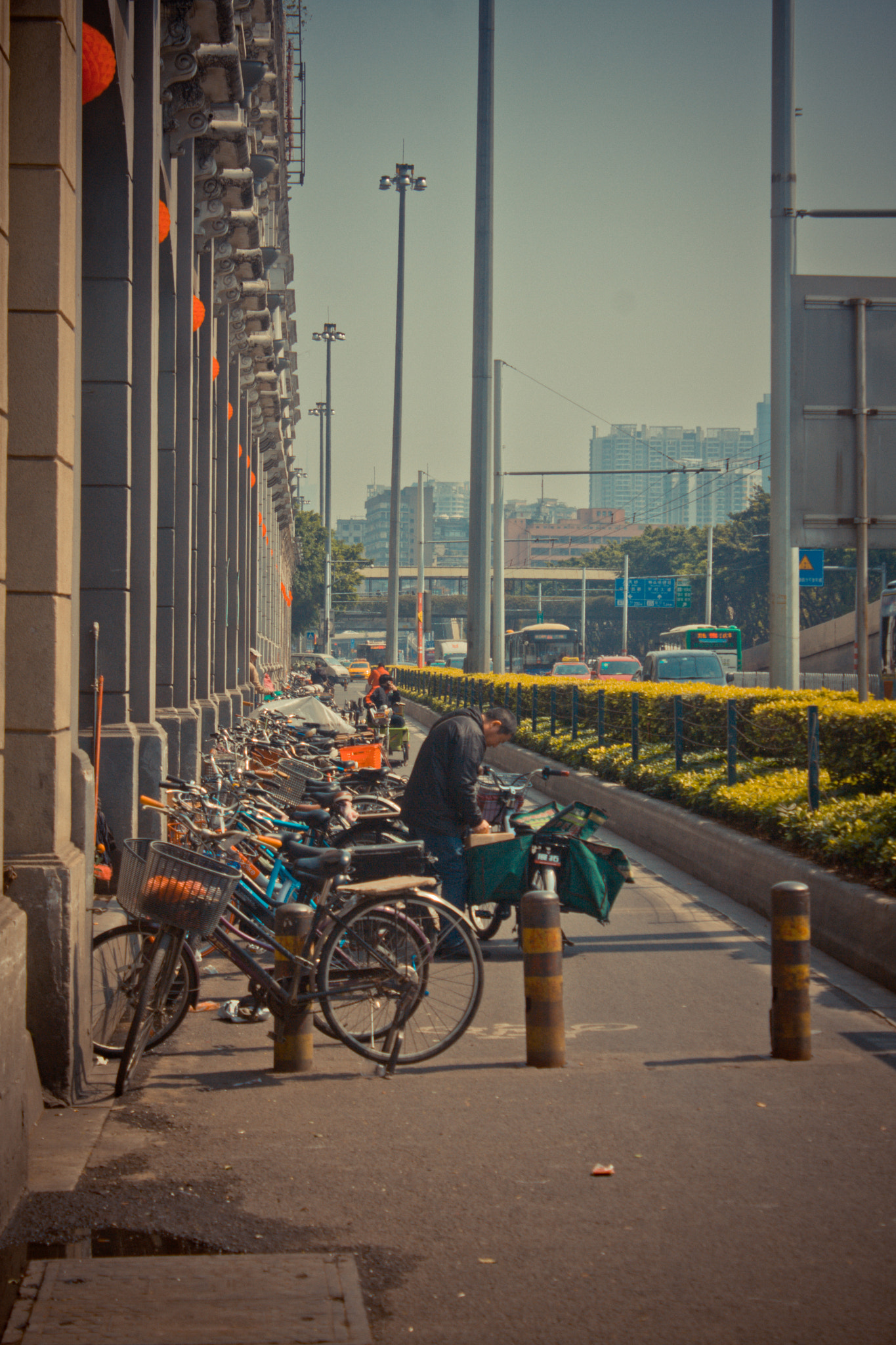 Canon EOS 40D sample photo. Street in guangzhou old city area photography