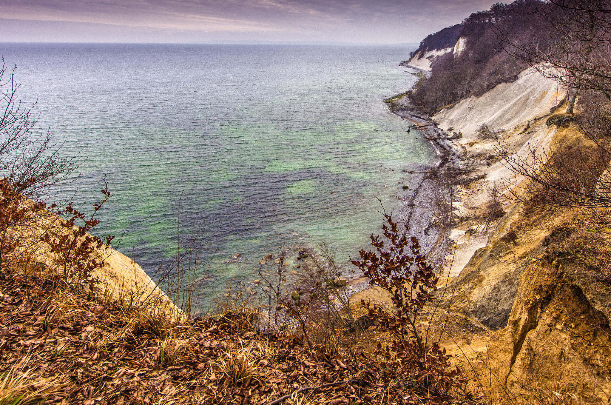 Pentax K-5 sample photo. Chalk cliffs photography