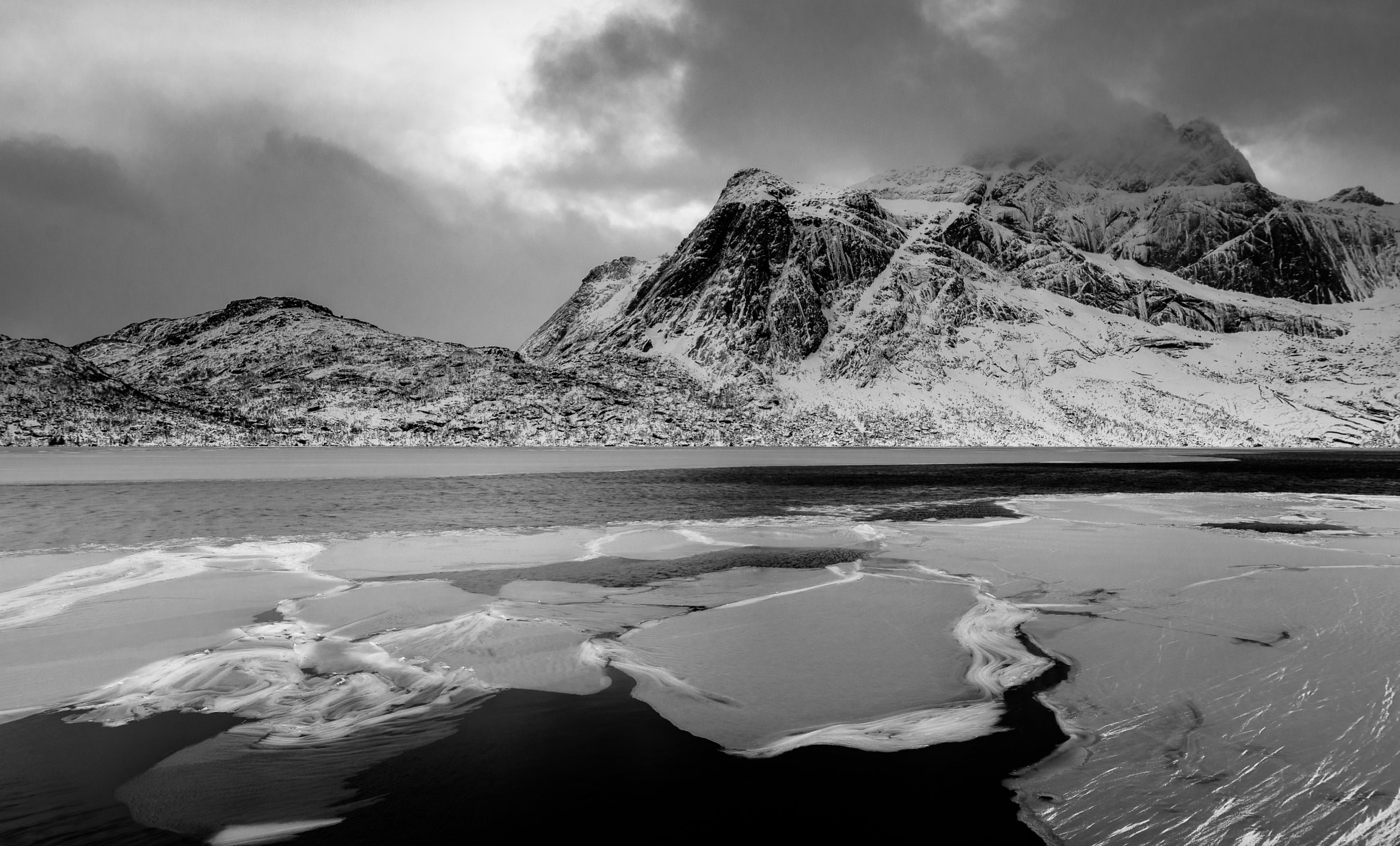 Tokina AT-X Pro 11-16mm F2.8 DX sample photo. Ice floes in a lake photography