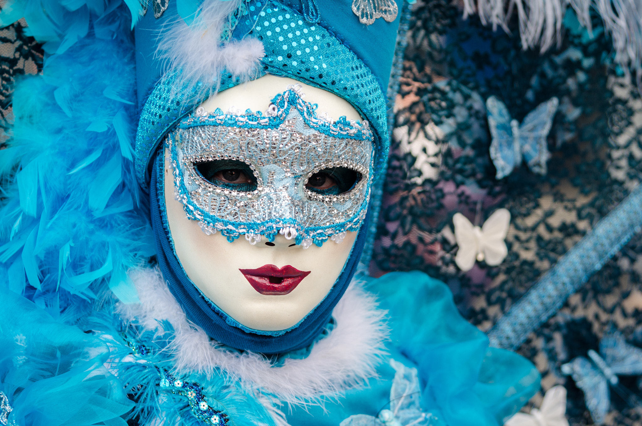 Nikon AF-S Nikkor 24-120mm F4G ED VR sample photo. Carnival mask photography