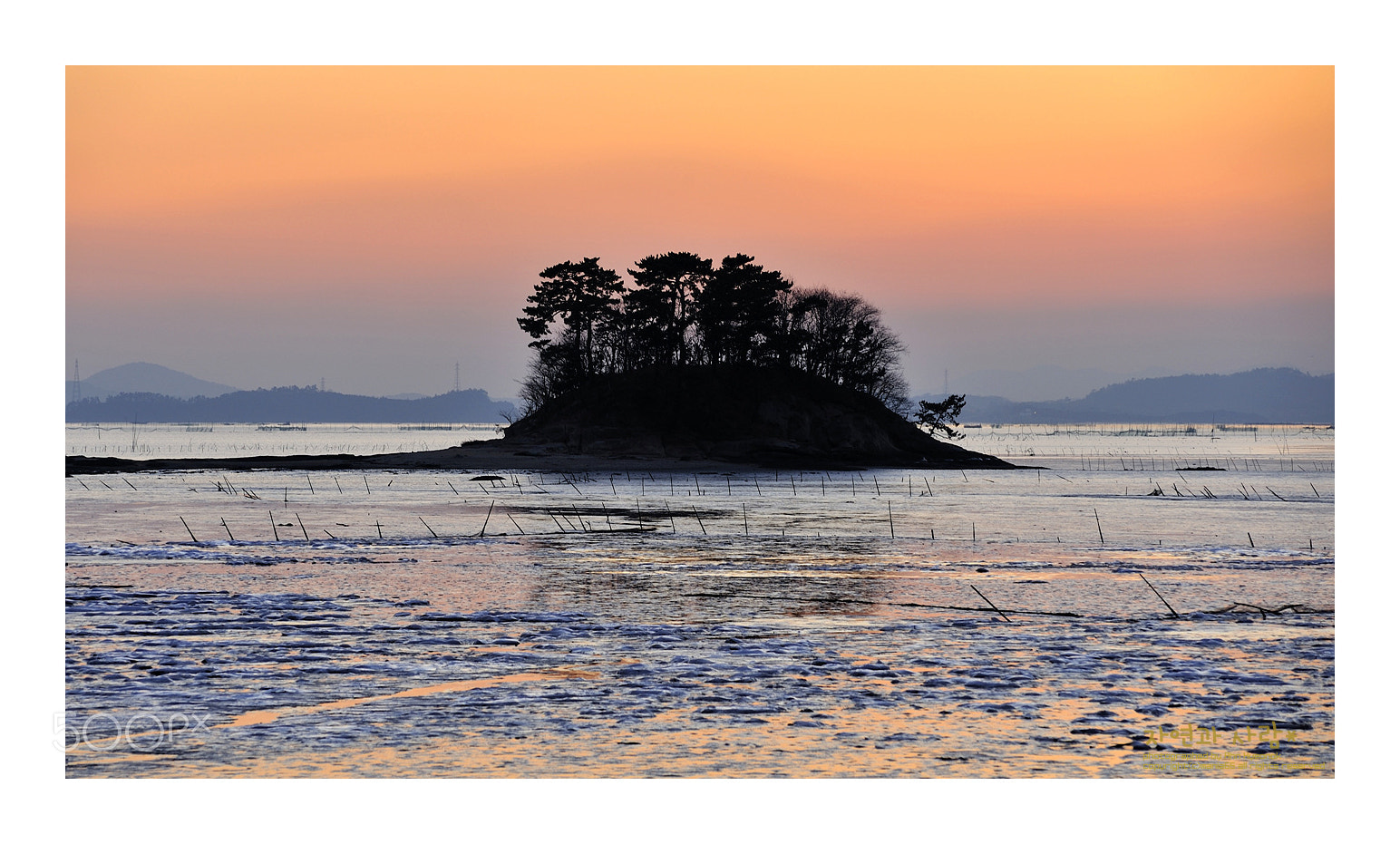 Nikon AF-Nikkor 80-200mm F2.8D ED sample photo. Sunset of suncheon bay photography