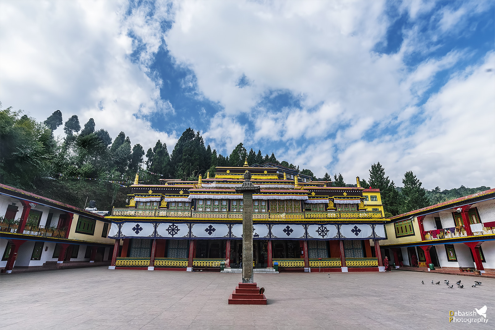 Nikon AF-S Nikkor 18-35mm F3.5-4.5G ED sample photo. Rumtek monastery photography