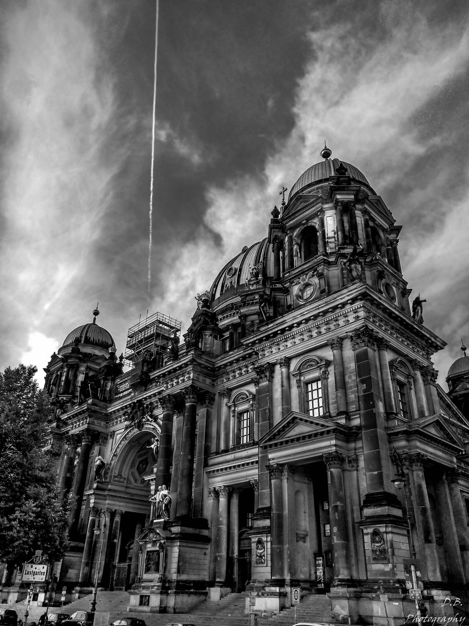 Meizu MX5 sample photo. Cathedral of berlin - black and white photography