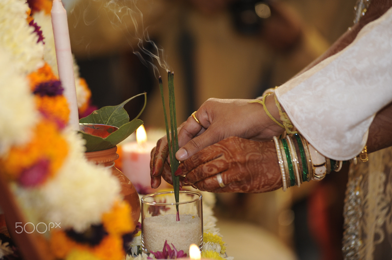 Nikon AF-Nikkor 80-200mm F2.8D ED sample photo. Indian wedding rituals photography