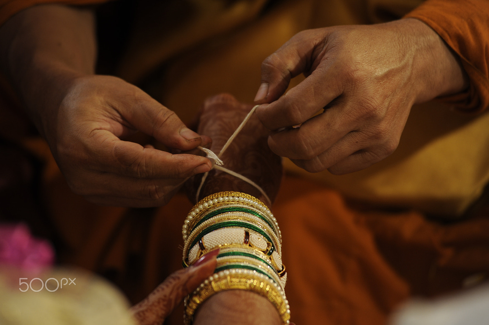 Nikon AF-Nikkor 80-200mm F2.8D ED sample photo. Indian wedding rituals photography