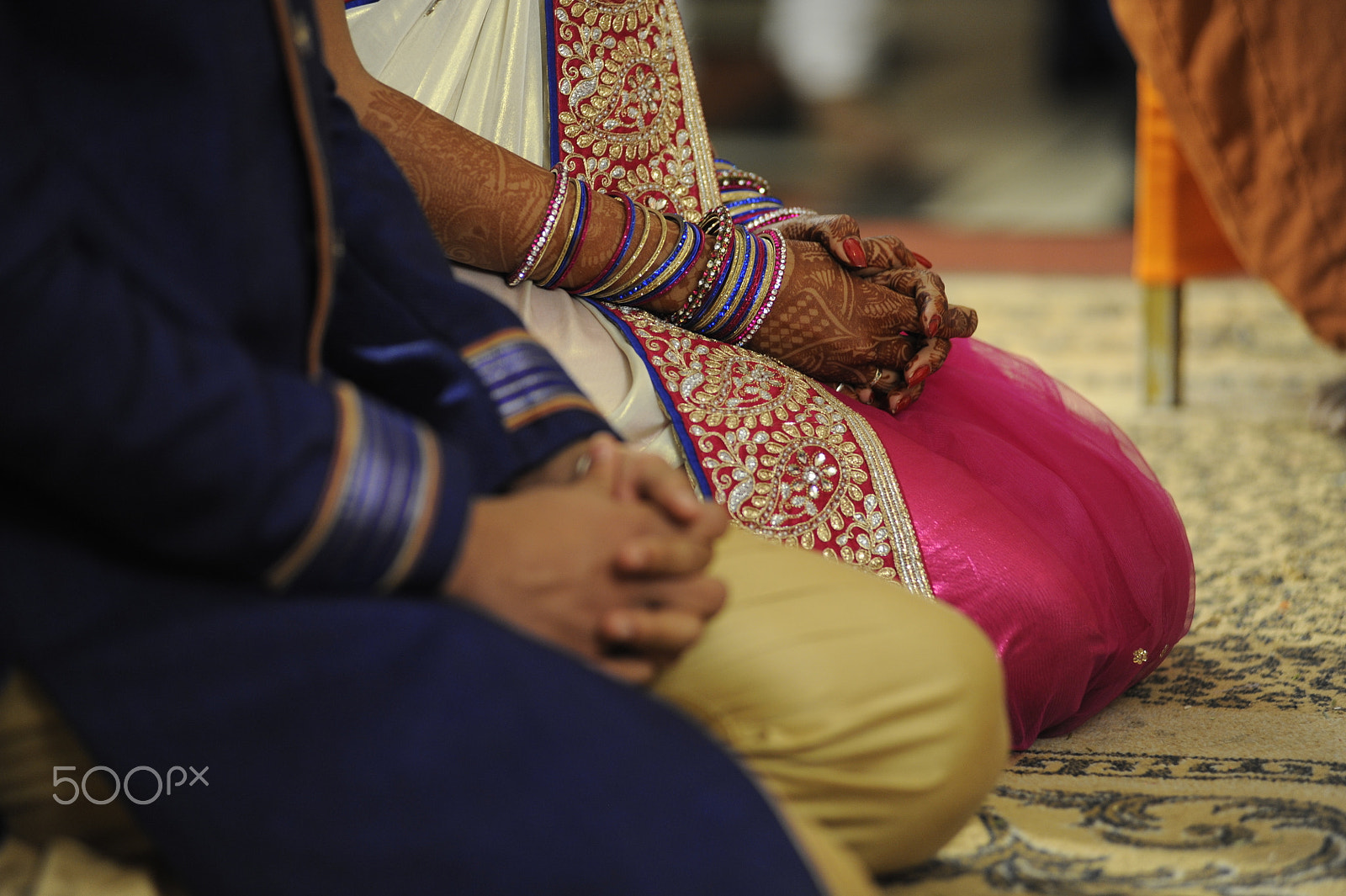 Nikon AF-Nikkor 80-200mm F2.8D ED sample photo. Indian wedding rituals photography