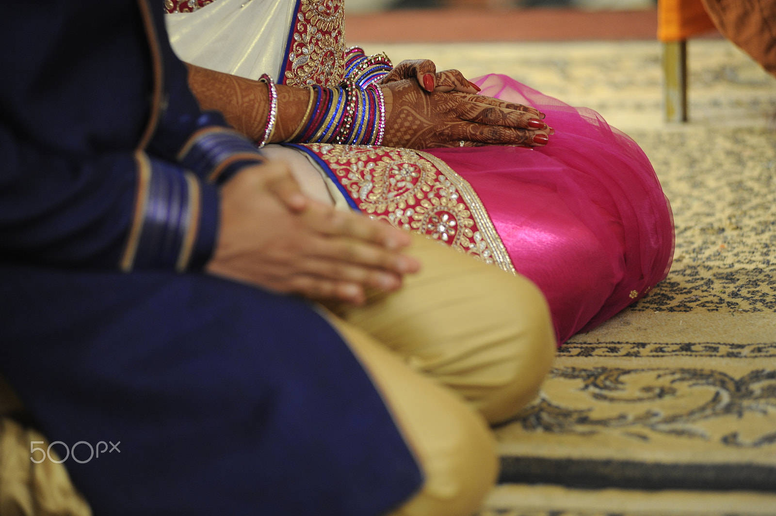 Nikon AF-Nikkor 80-200mm F2.8D ED sample photo. Indian wedding rituals photography