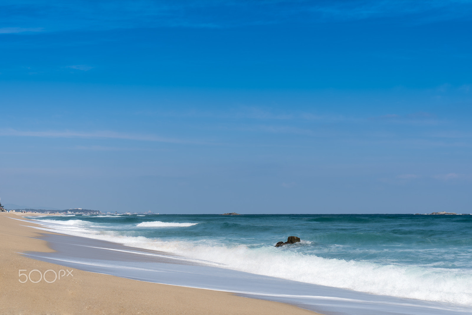 Sony a6300 + Sony Vario-Tessar T* E 16-70mm F4 ZA OSS sample photo. Gyeongpo, gangneung, korea (stack in photoshop) photography