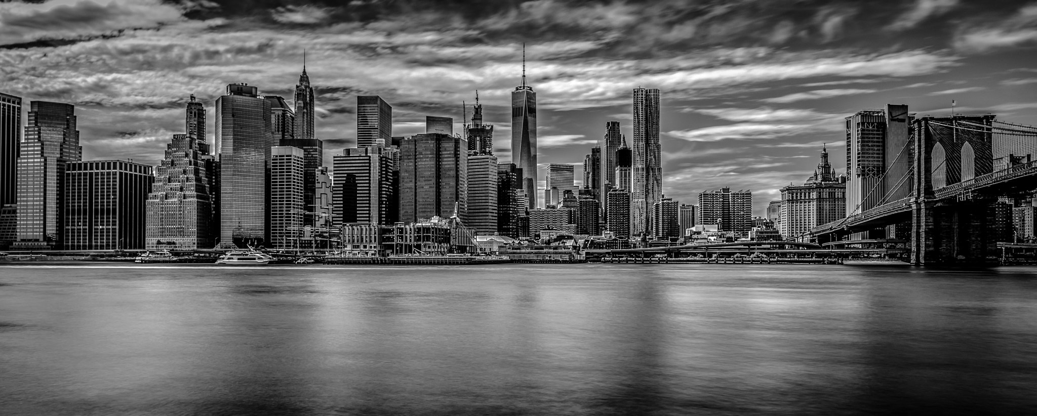 Nikon D5300 + Tokina AT-X Pro 11-16mm F2.8 DX II sample photo. Manhattan skyline from brooklyn photography