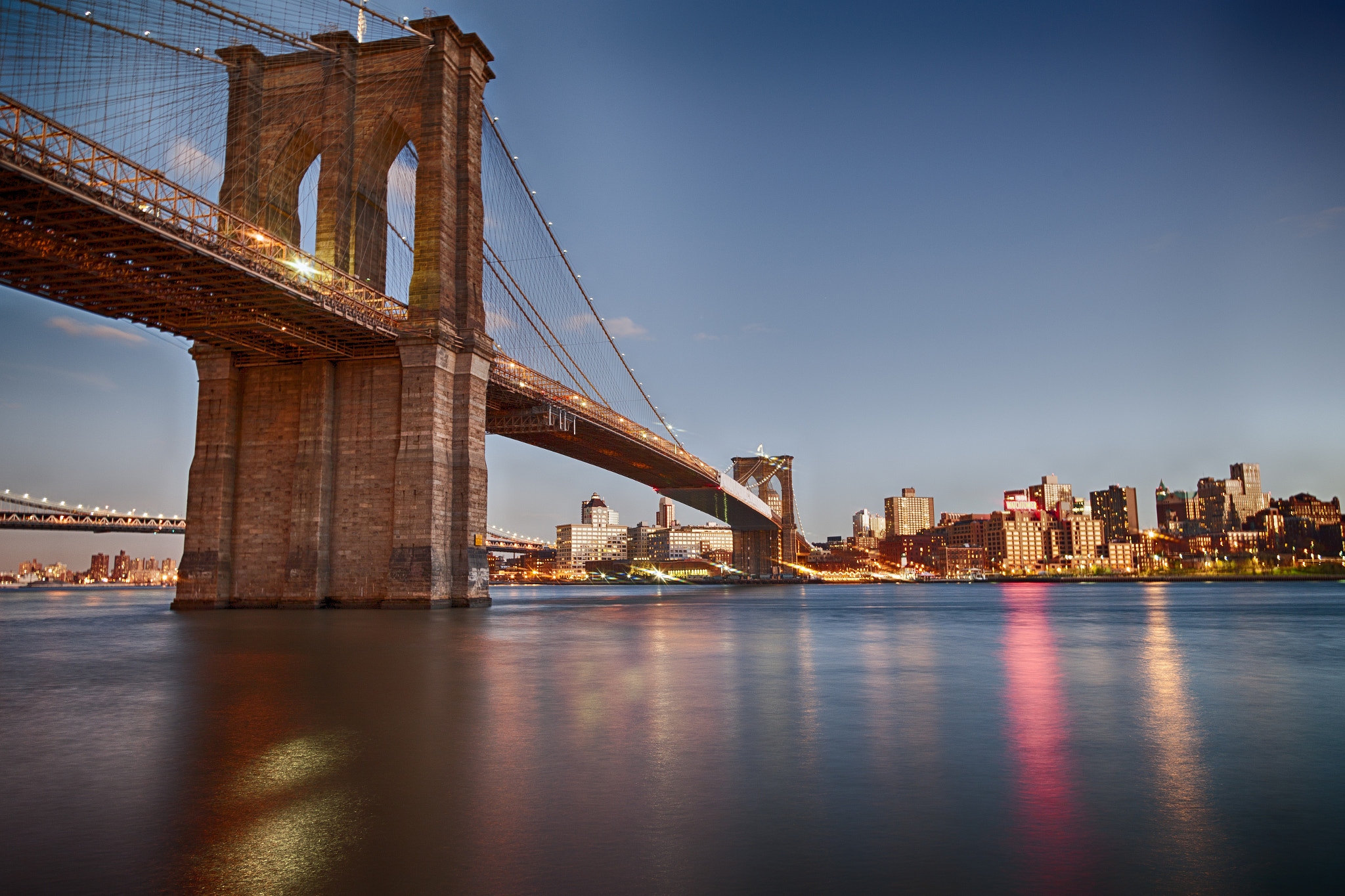 Canon EOS-1Ds Mark III sample photo. Nyc - brooklyn bridge photography