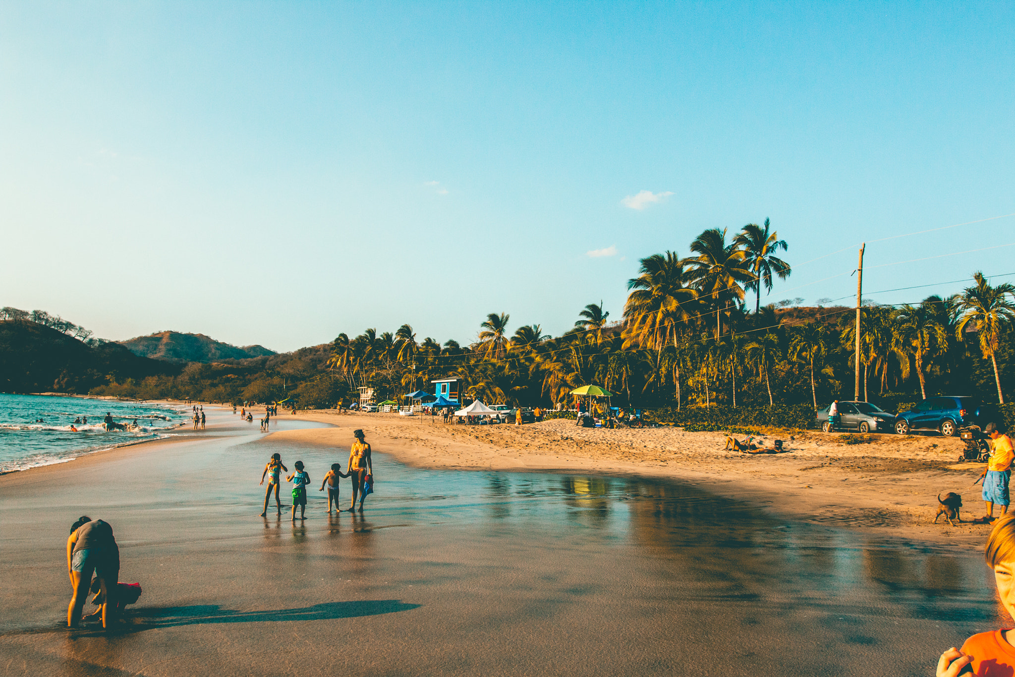 Canon EOS 70D sample photo. Costa rica beach wideview photography
