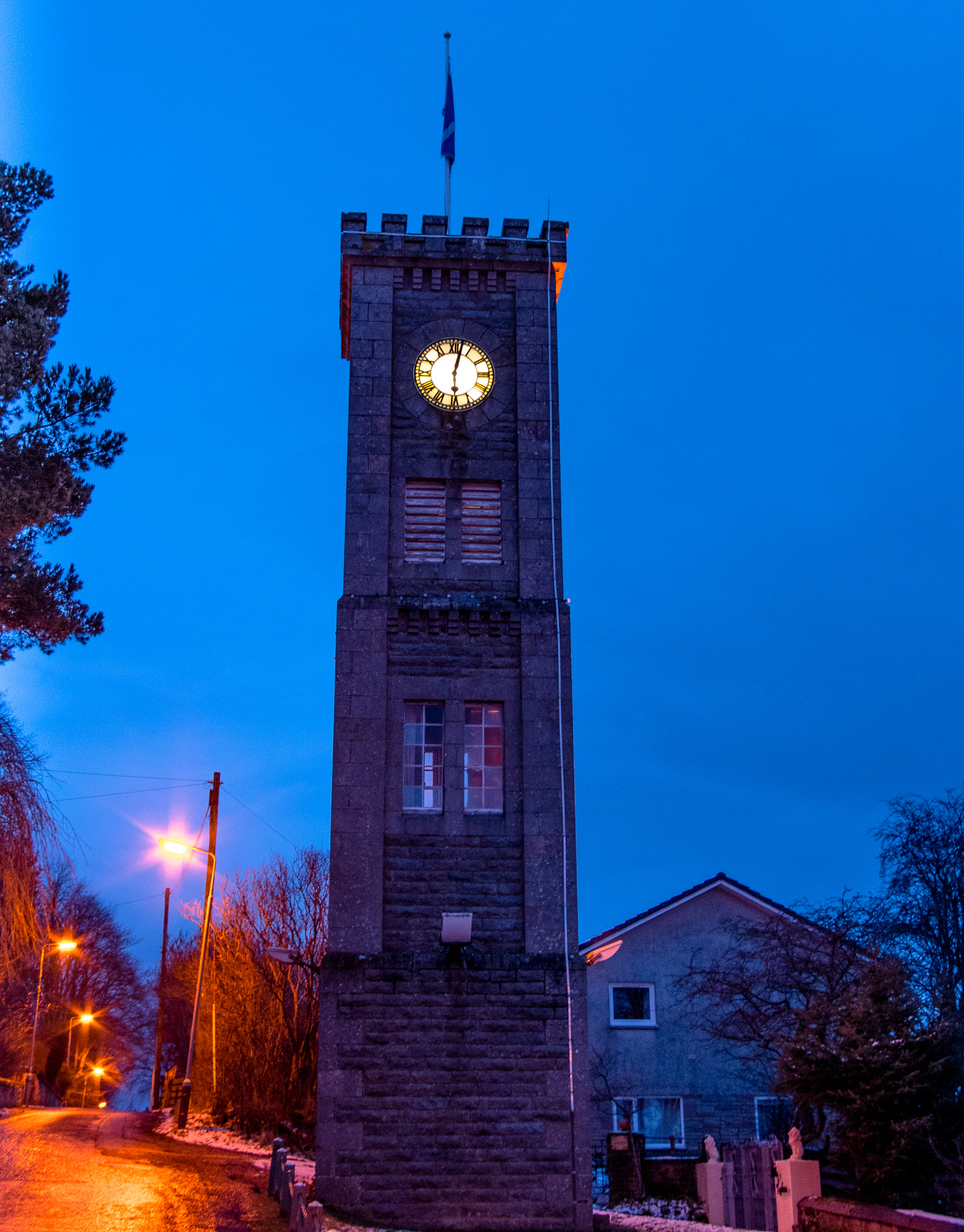 Pentax K-1 sample photo. The town clock photography