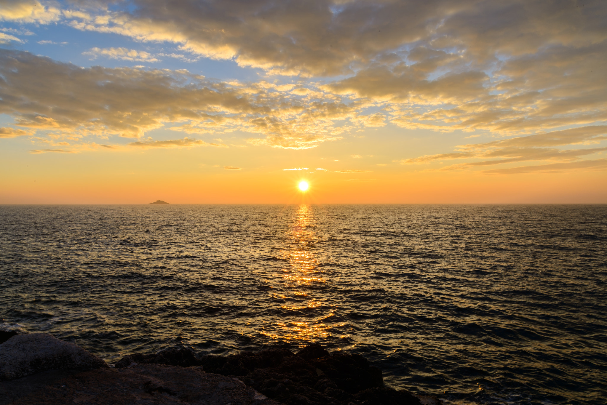 Nikon D800 sample photo. Sunset in croatia photography