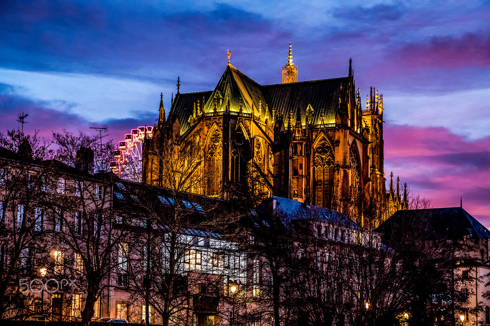 Panasonic Lumix G X Vario 12-35mm F2.8 ASPH Power OIS sample photo. Cathédrale de metz photography