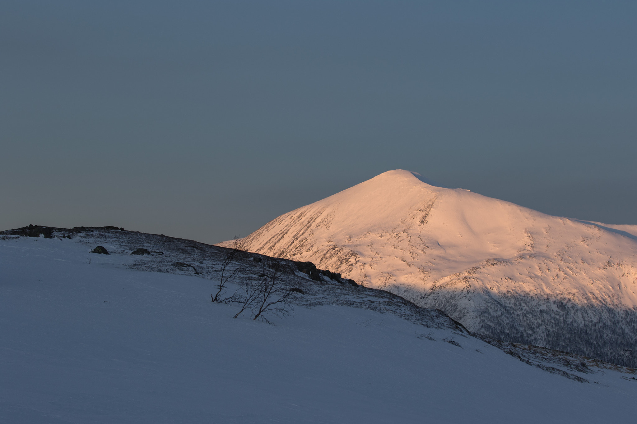 Canon EF 70-200mm F4L IS USM sample photo. Snow photography