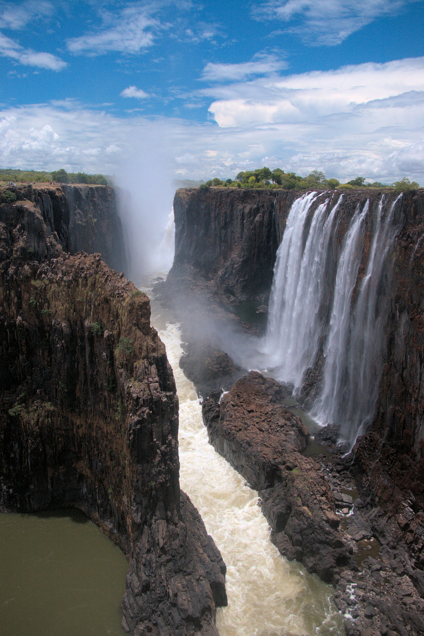 Pentax K100D Super sample photo. Victoria falls photography