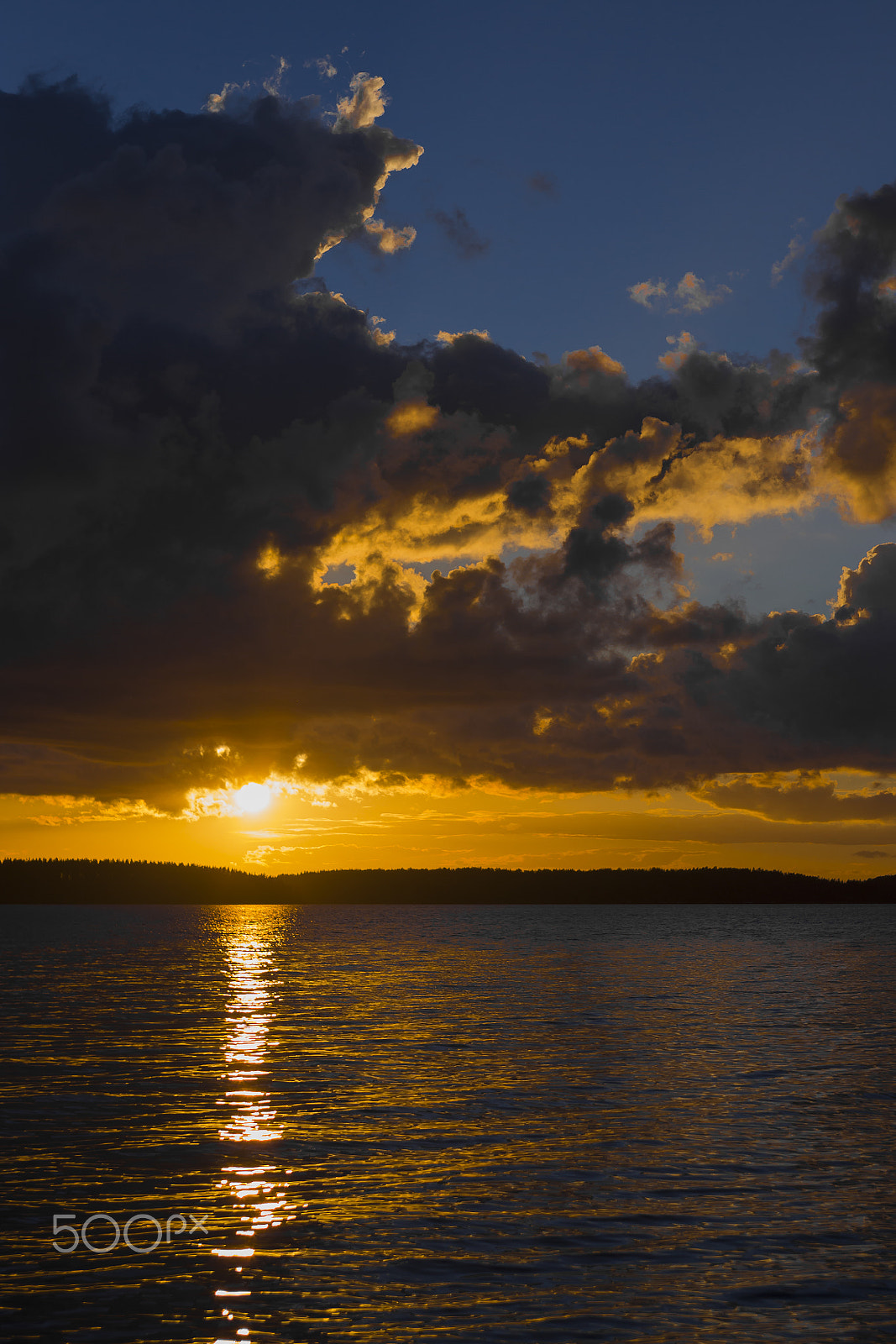 Canon EOS 6D + EF28-70mm f/2.8L USM sample photo. Sunset in saimaa photography