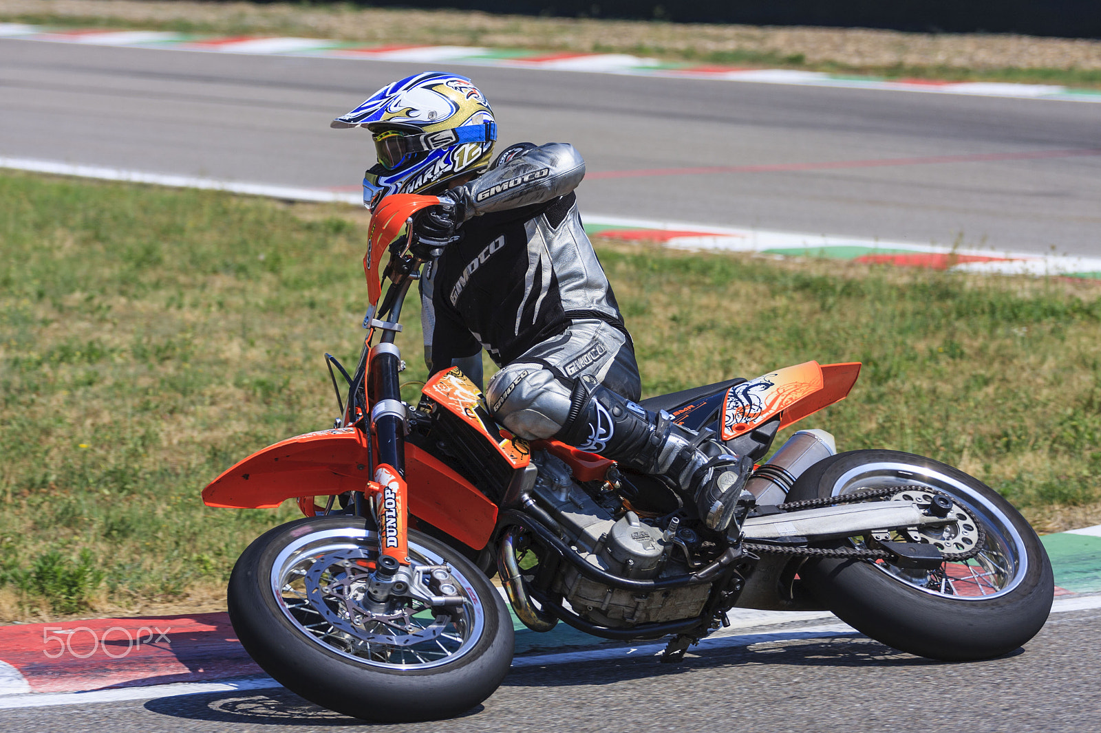 Canon EOS 40D + Canon EF 70-200mm F4L USM sample photo. Supermotard photography