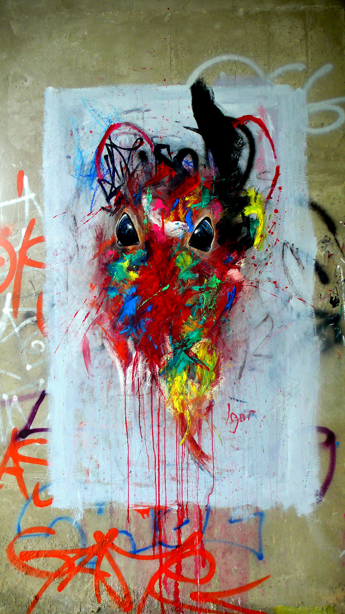 Panasonic DMC-LX2 sample photo. Contemporary graffiti photography