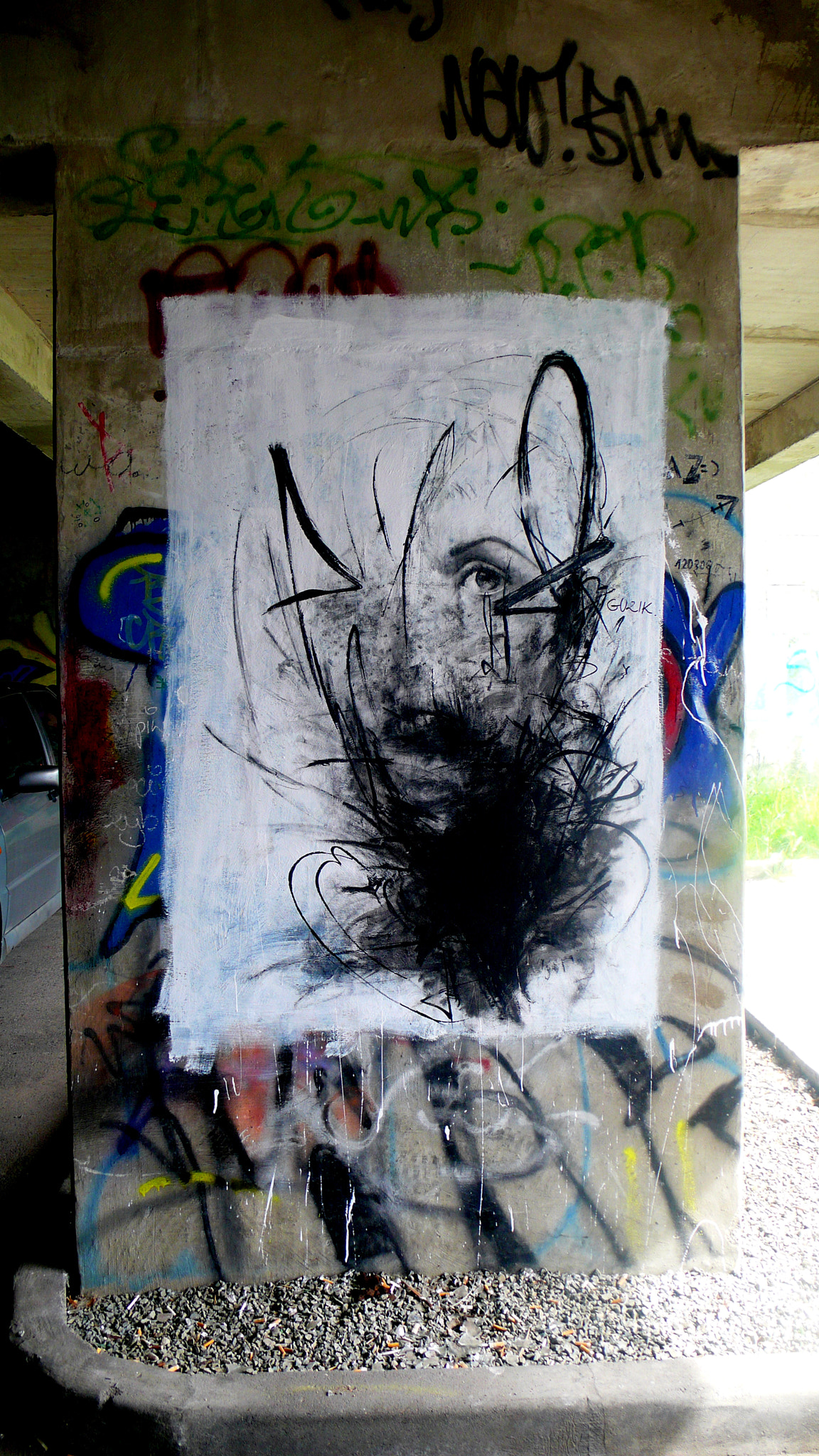 Panasonic DMC-LX2 sample photo. Contemporary graffiti photography