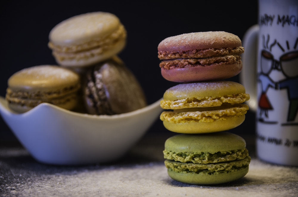 Pentax K-5 II sample photo. Macaron photography