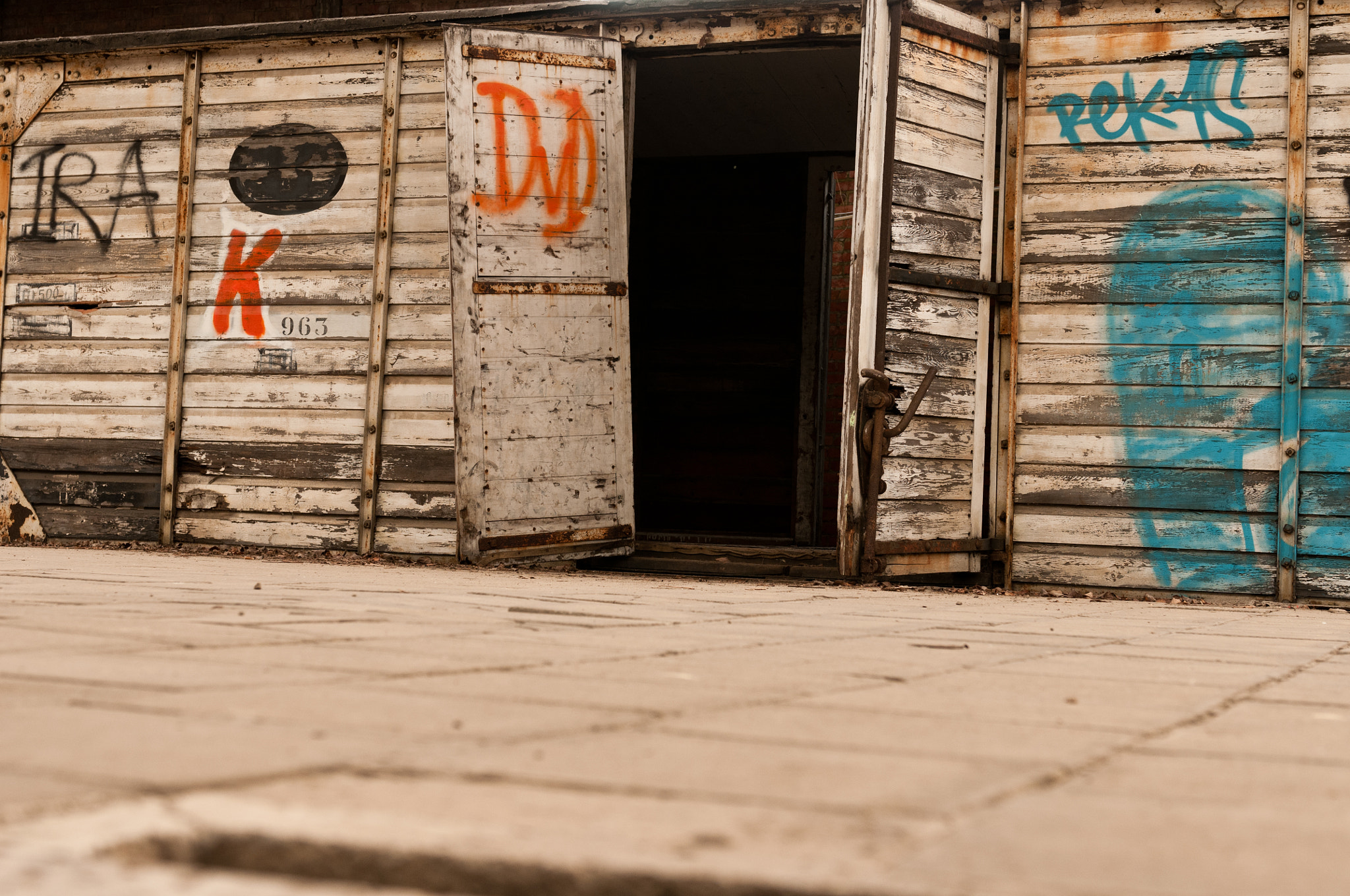 Nikon D300S sample photo. The remains of a train photography