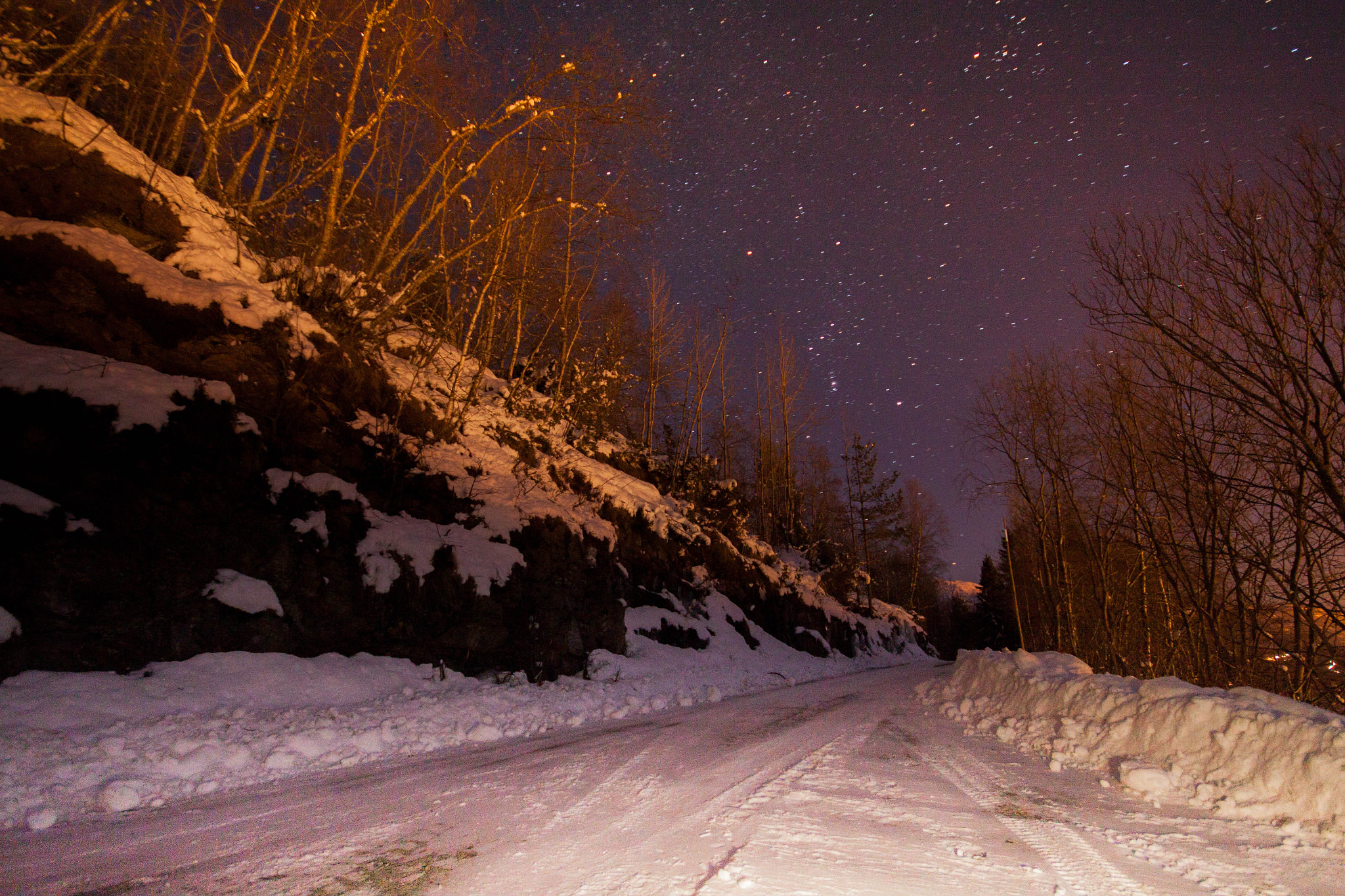 Canon EOS 500D (EOS Rebel T1i / EOS Kiss X3) sample photo. I found myself in this night sky  photography