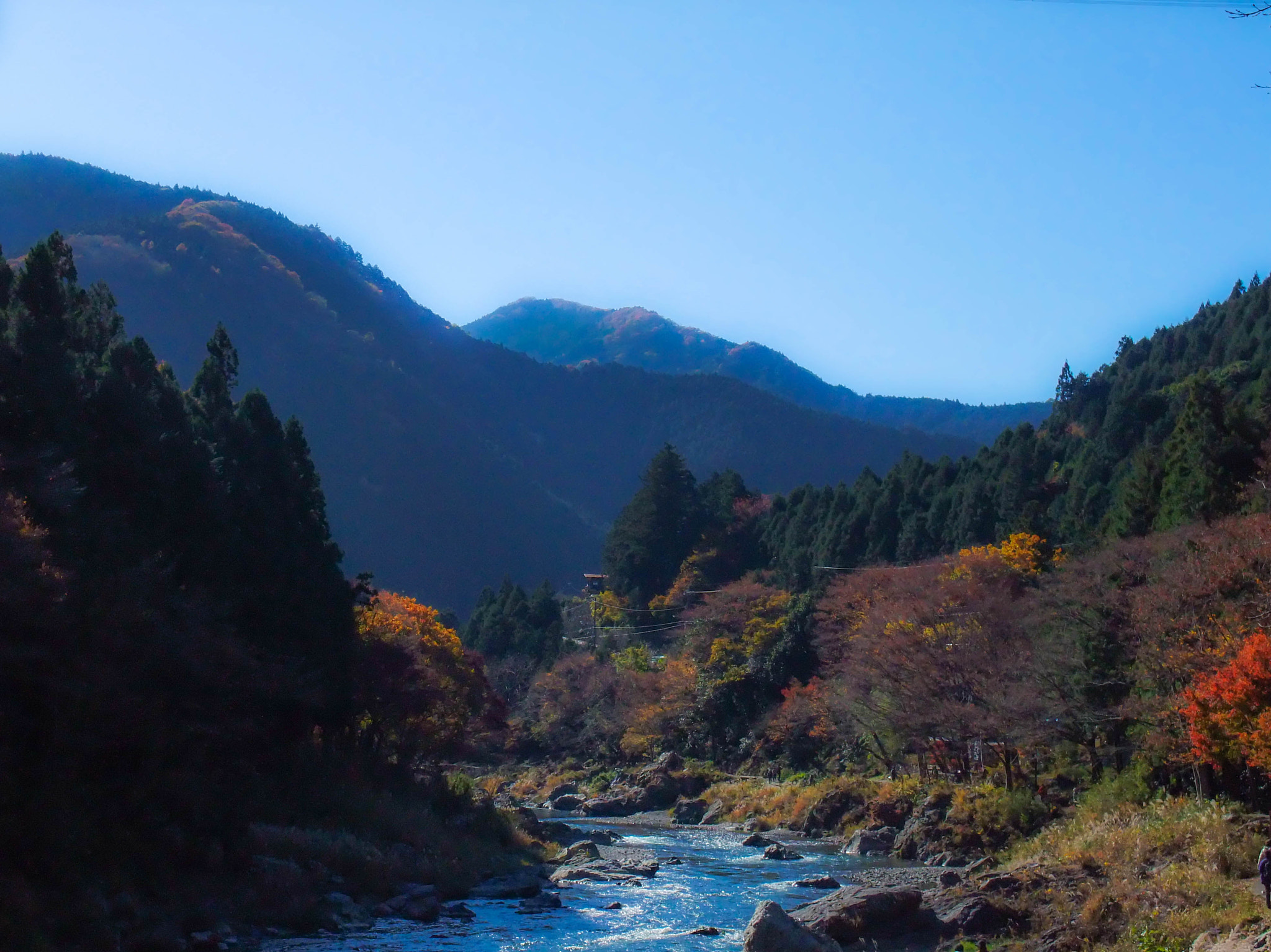 Fujifilm FinePix F100fd sample photo. Mountains in okutama photography